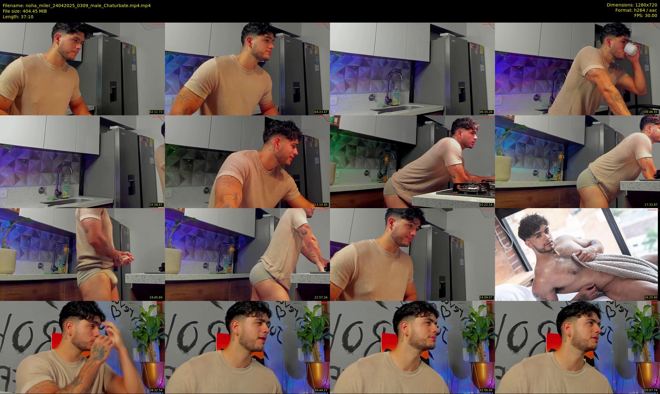 noha_miler — 38 minute Chaturbate male cam show recording, 720p, Apr 24, 2025