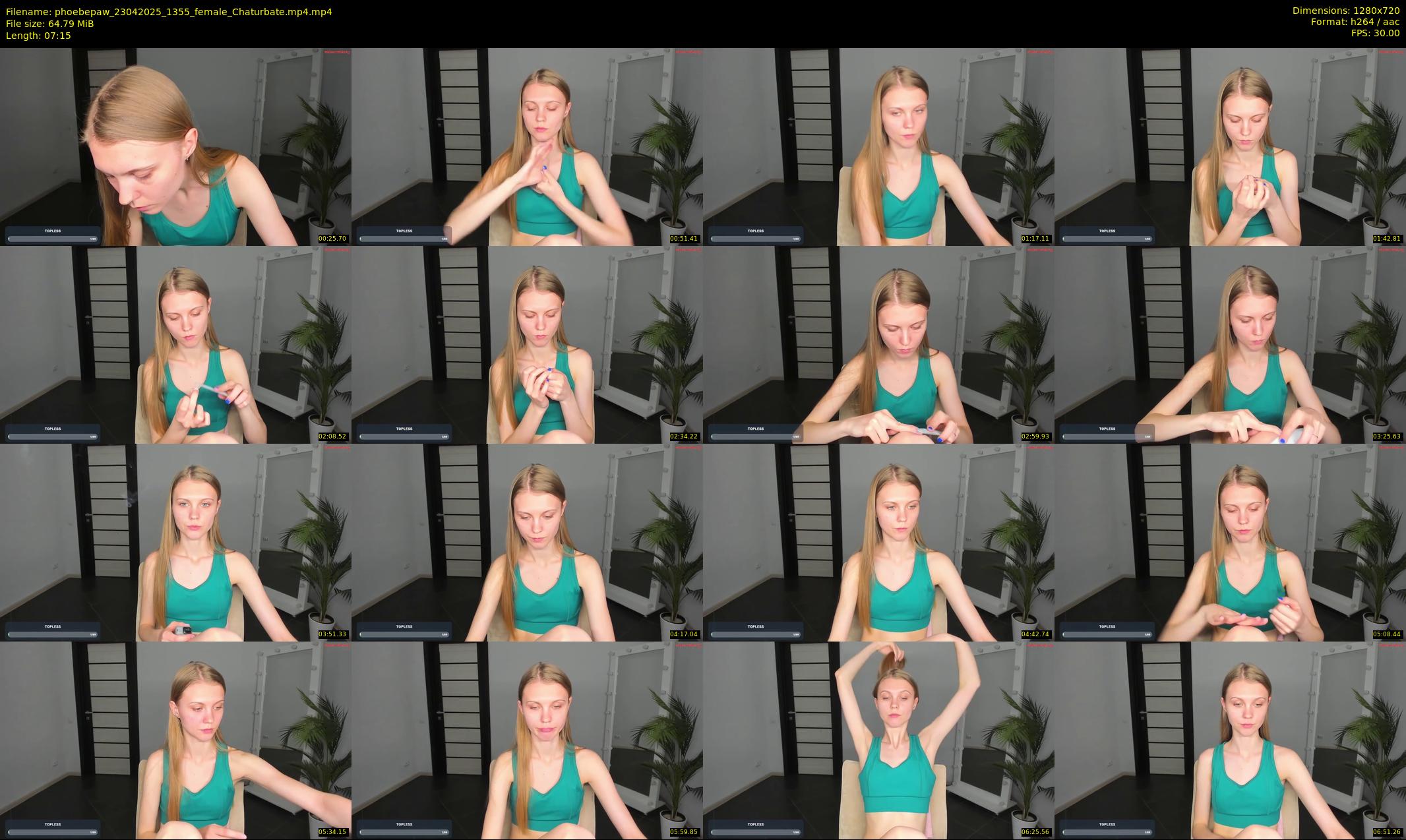 phoebepaw — 8 minute Chaturbate female cam show recording, 720p, Apr 23, 2025
