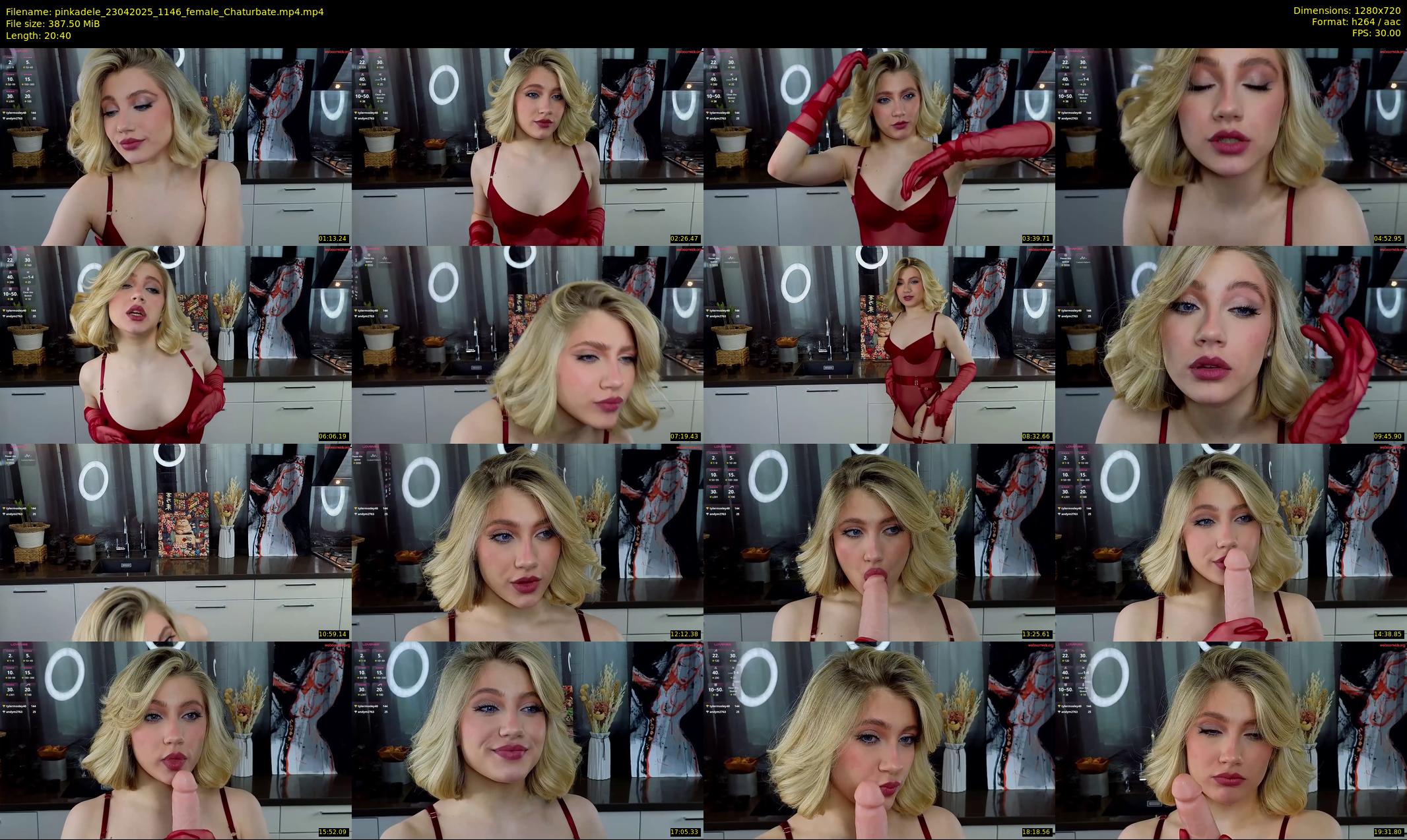 pinkadele — 21 minute Chaturbate female cam show recording, 720p, Apr 23, 2025