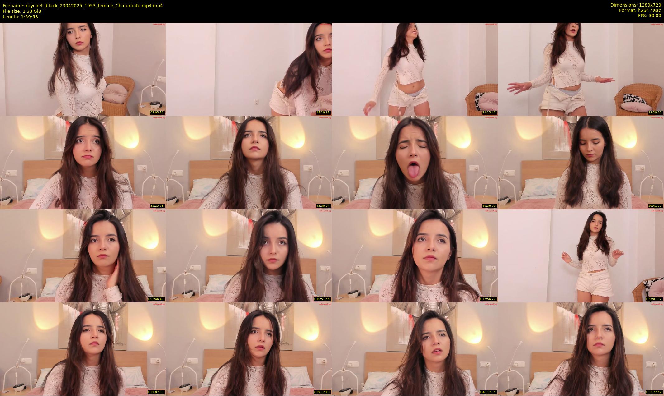 raychell_black — 120 minute Chaturbate female cam show recording, 720p, Apr 23, 2025