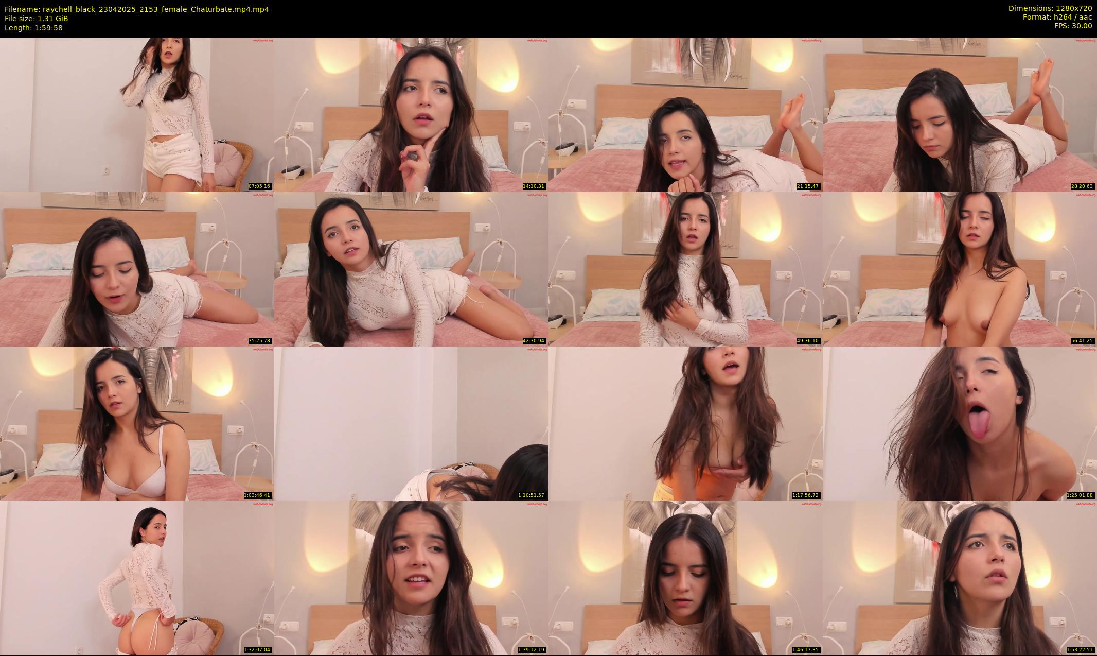 raychell_black — 120 minute Chaturbate female cam show recording, 720p, Apr 23, 2025