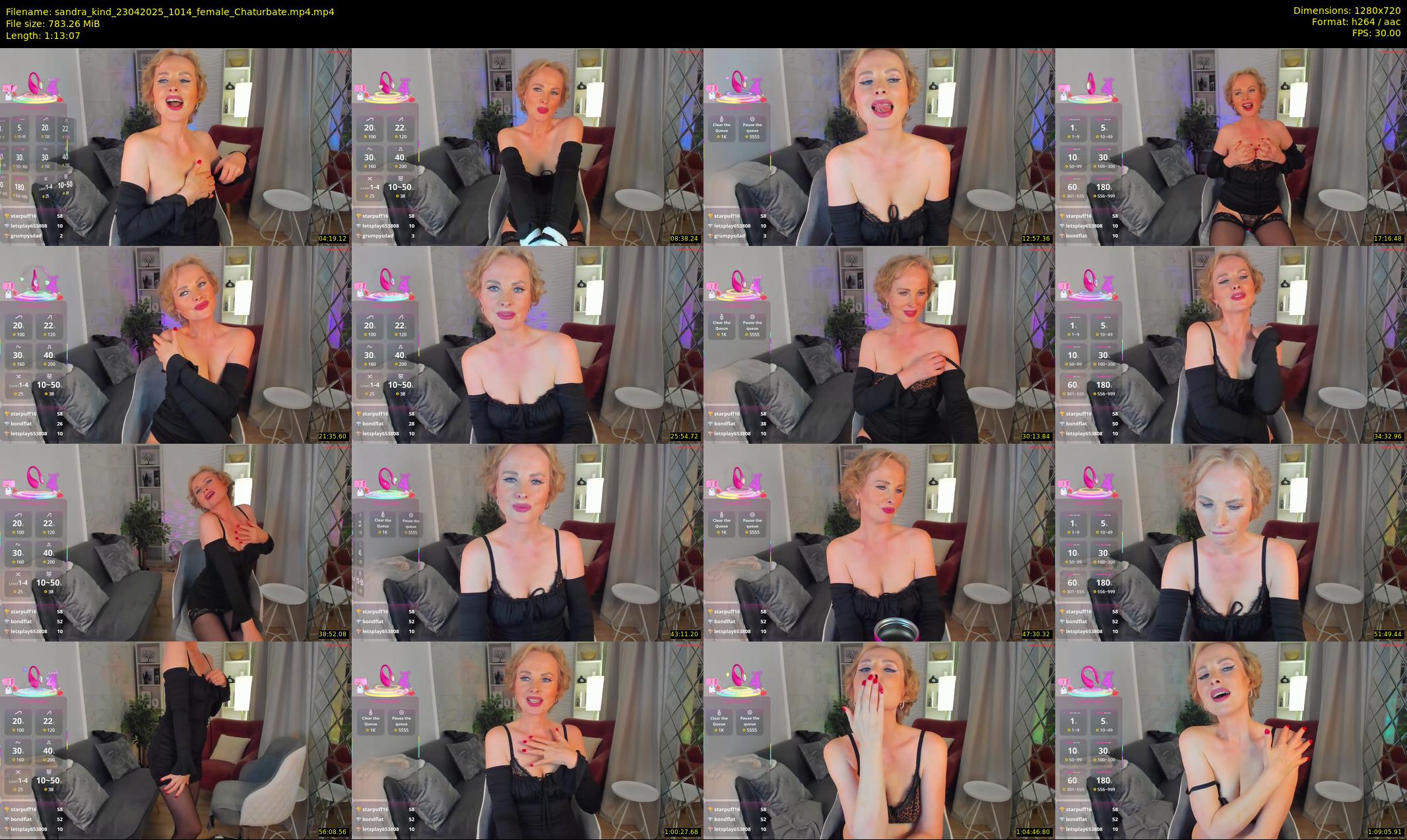 sandra_kind — 74 minute Chaturbate female cam show recording, 720p, Apr 23, 2025