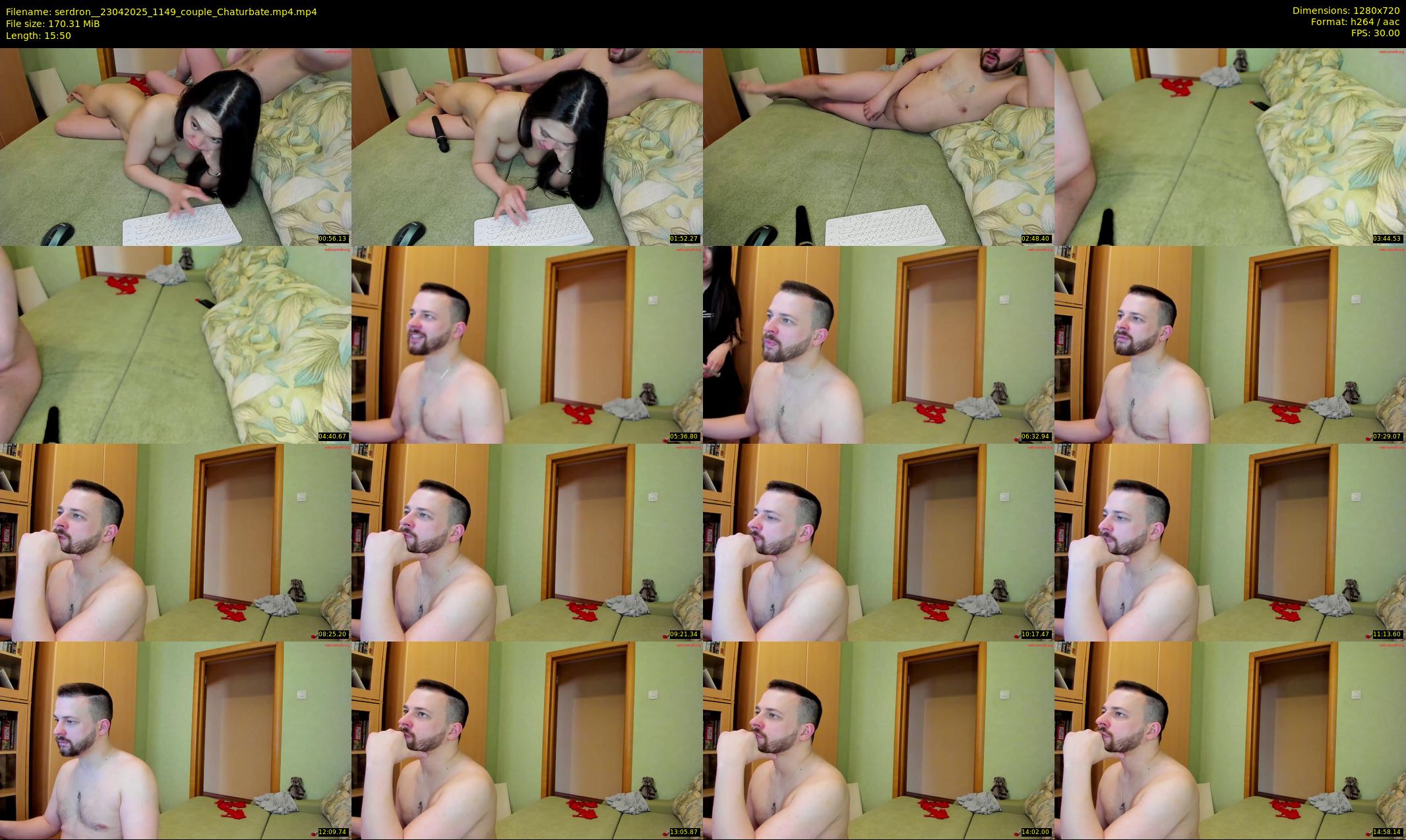 serdron_ — 16 minute Chaturbate couple cam show recording, 720p, Apr 23, 2025