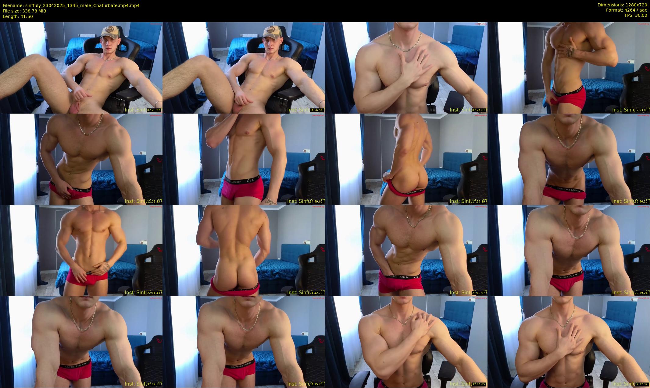 sinffuly — 42 minute Chaturbate male cam show recording, 720p, Apr 23, 2025