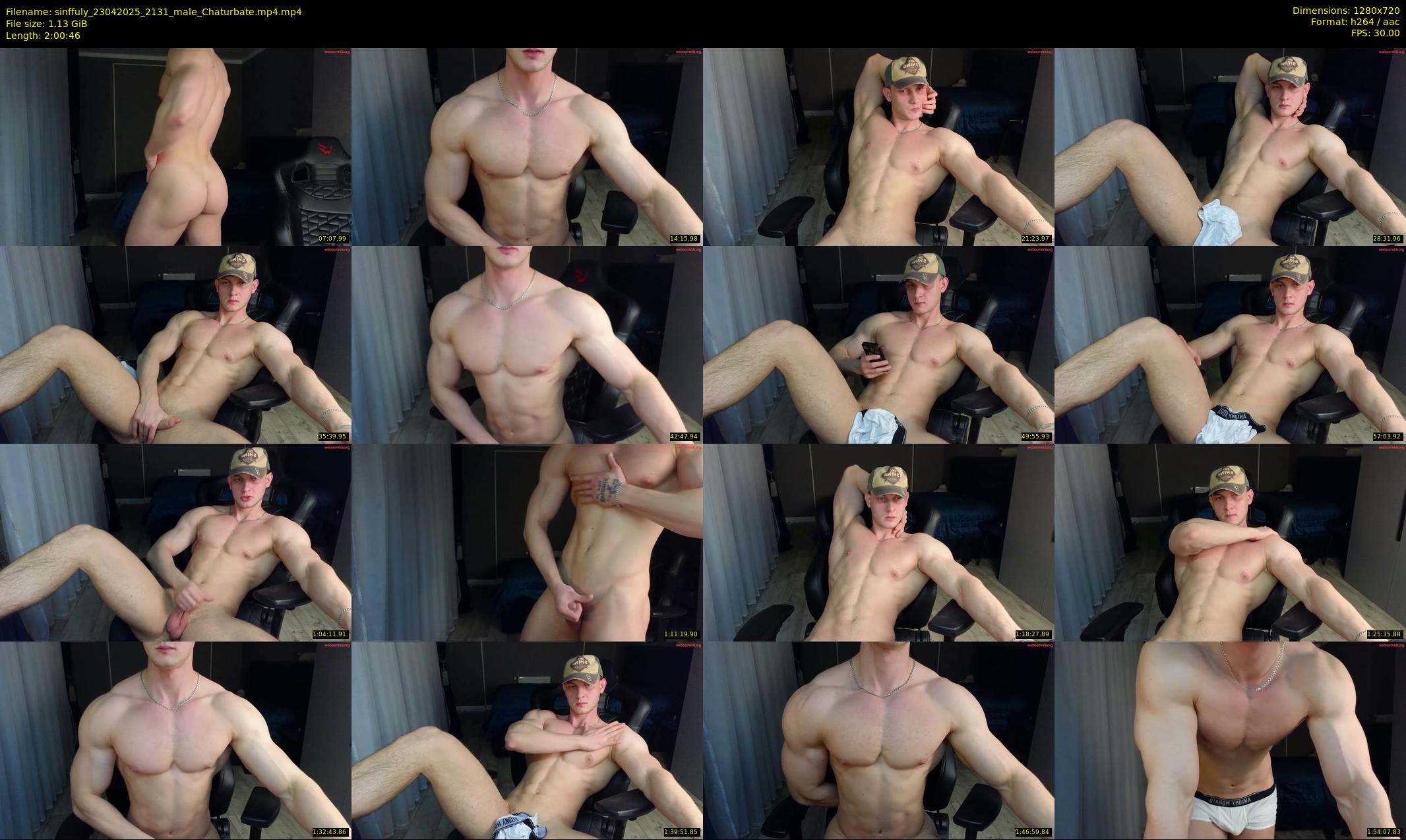 sinffuly — 121 minute Chaturbate male cam show recording, 720p, Apr 23, 2025
