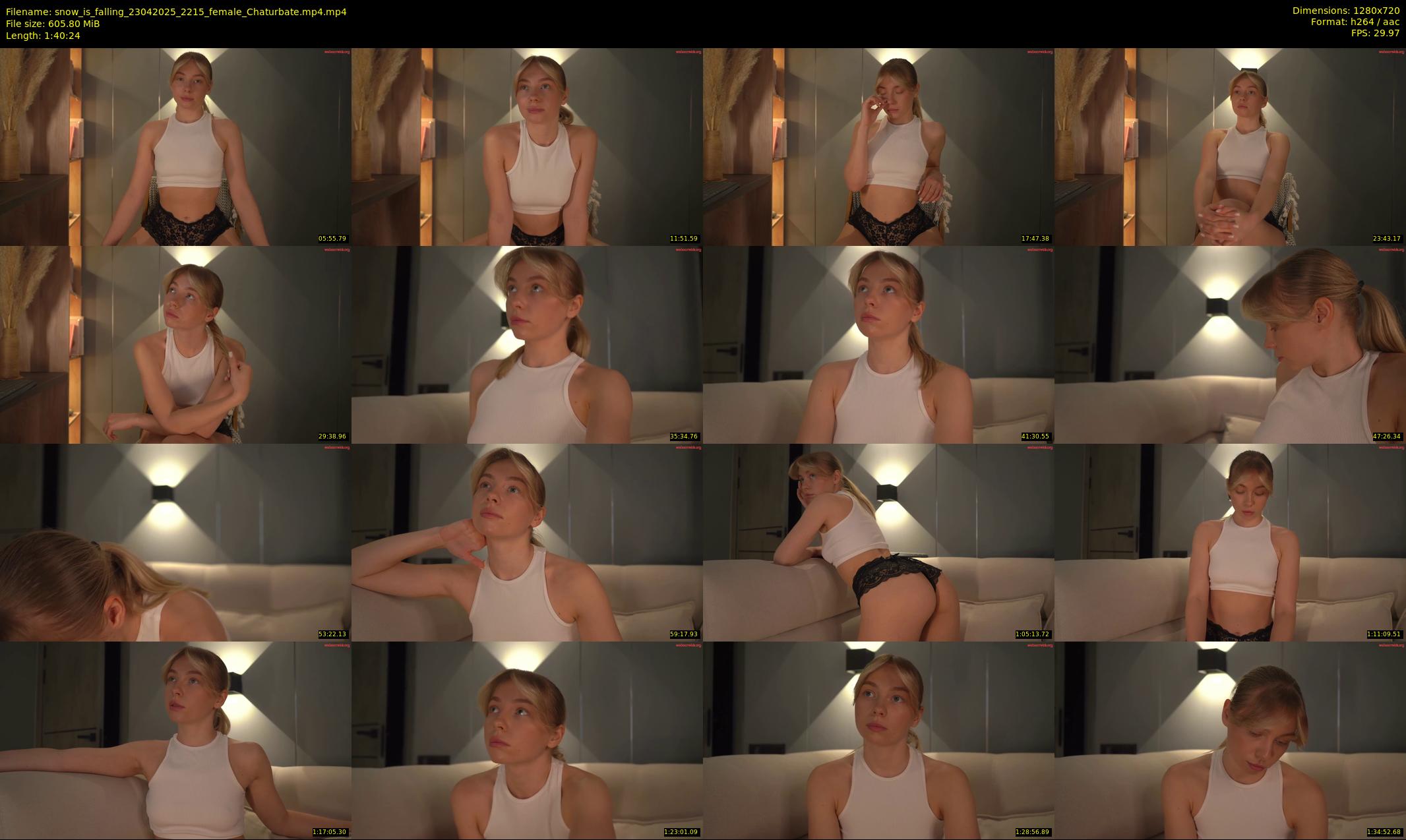 snow_is_falling — 101 minute Chaturbate female cam show recording, 720p, Apr 23, 2025