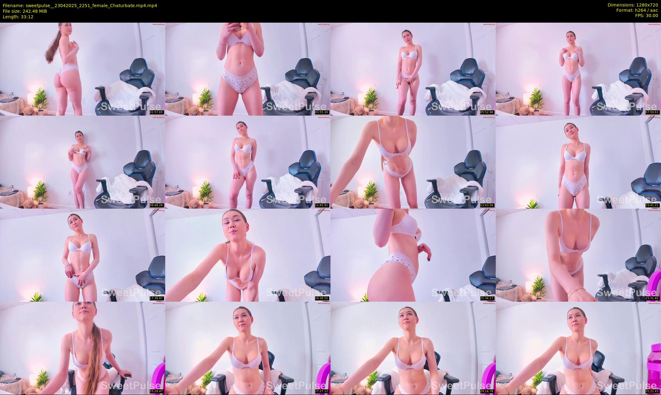 sweetpulse_ — 34 minute Chaturbate female cam show recording, 720p, Apr 23, 2025