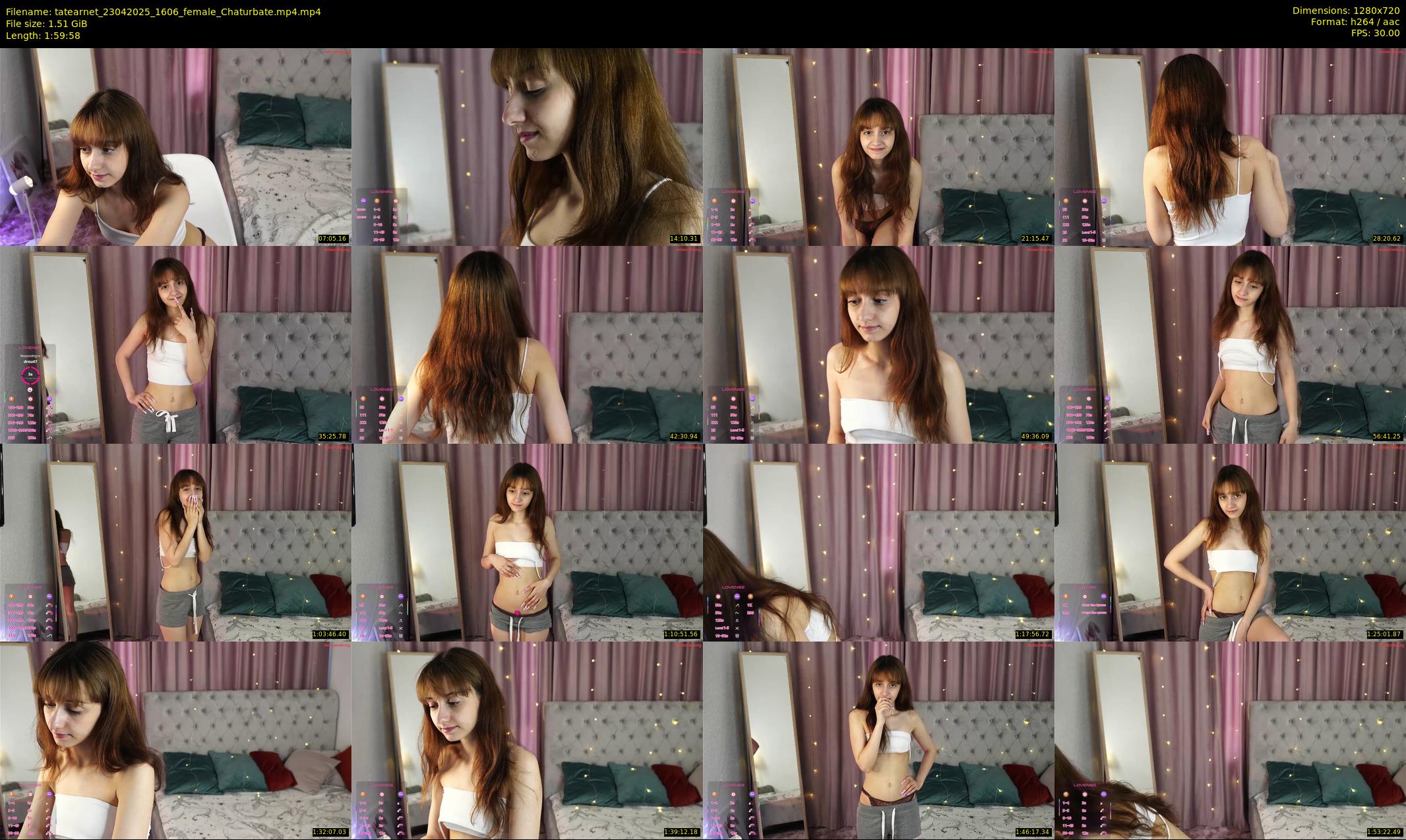 tatearnet — 120 minute Chaturbate female cam show recording, 720p, Apr 23, 2025