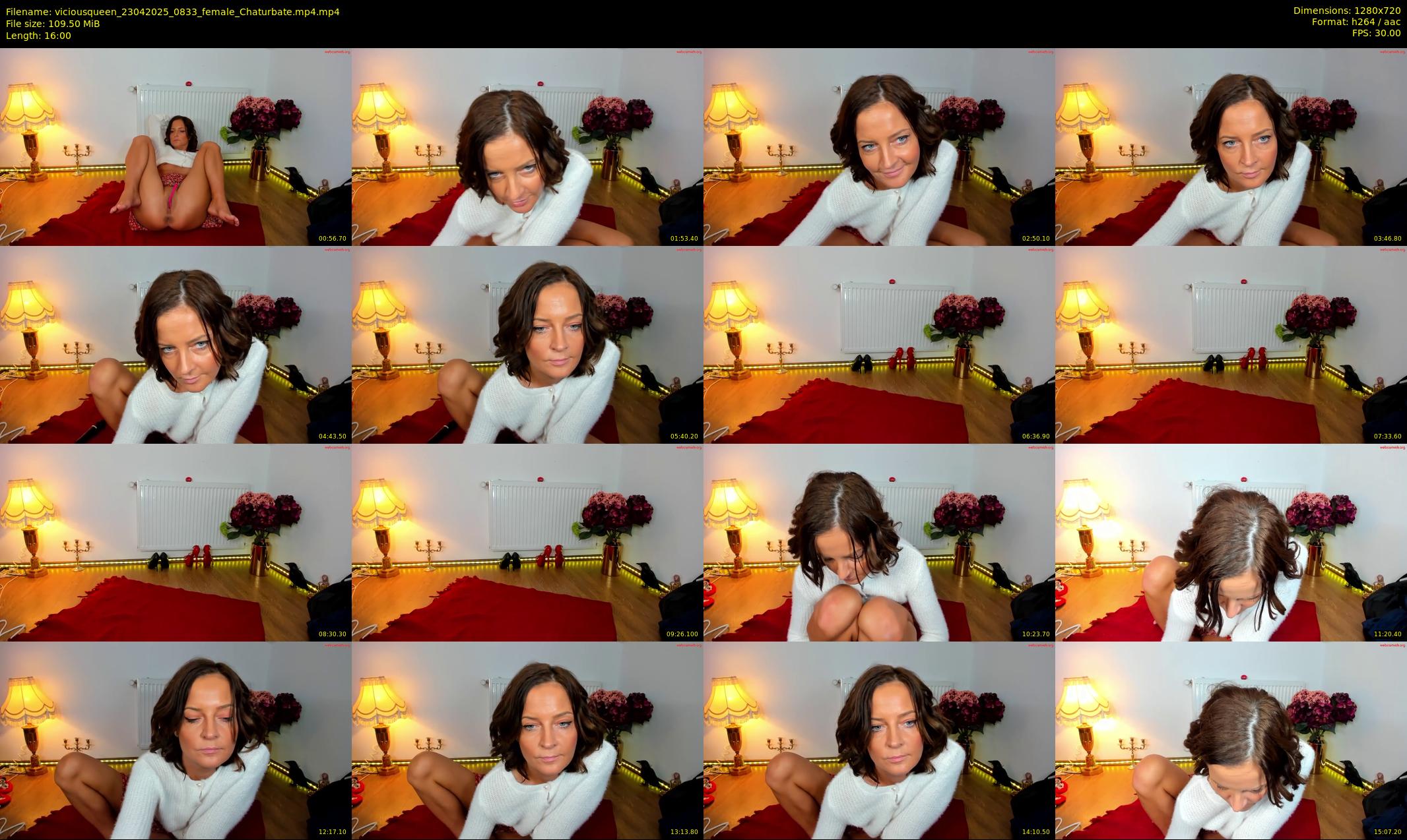 viciousqueen — 16 minute Chaturbate female cam show recording, 720p, Apr 23, 2025