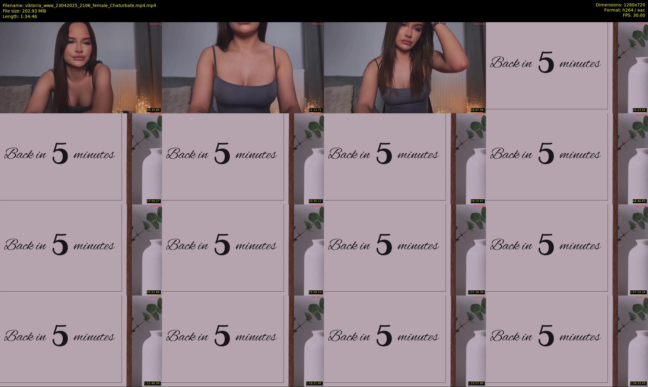 viktoria_www — 95 minute Chaturbate couple cam show recording, 720p, Apr 23, 2025