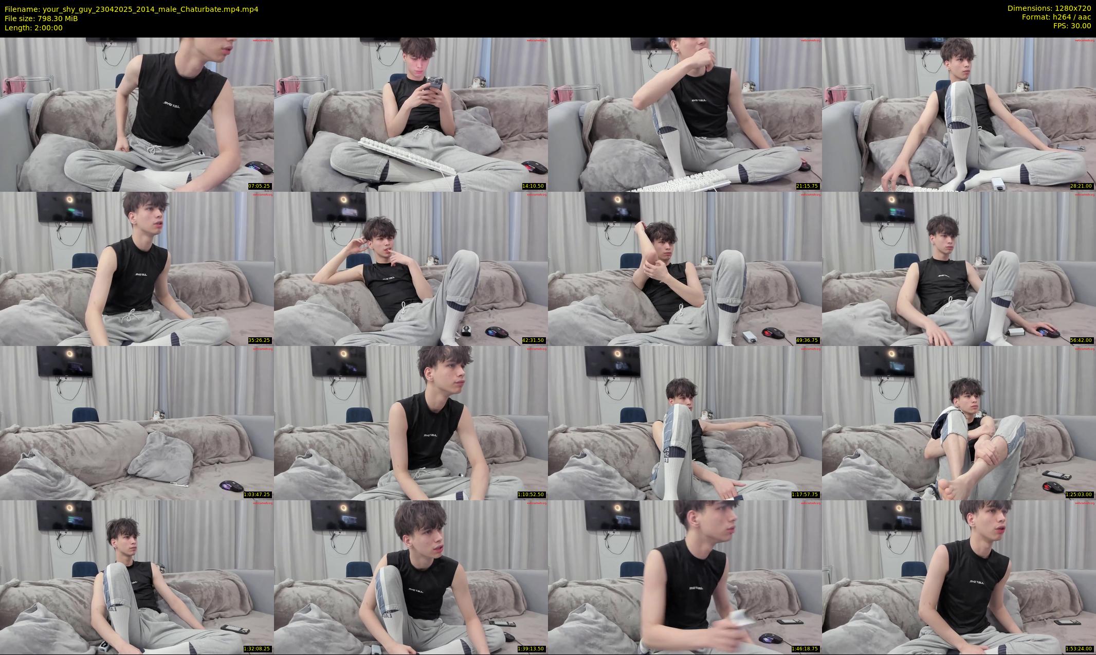 your_shy_guy — 120 minute Chaturbate male cam show recording, 720p, Apr 23, 2025
