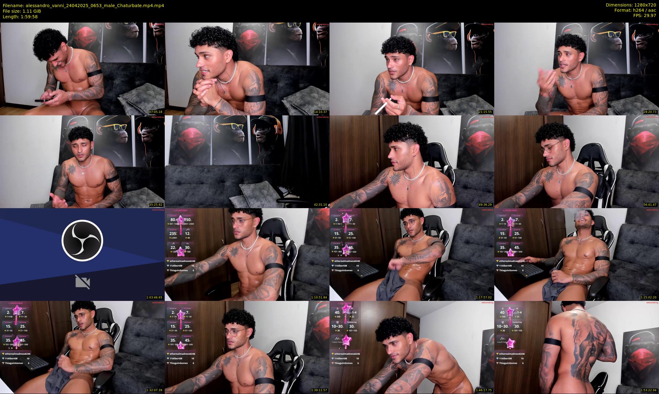 alessandro_vanni — 120 minute Chaturbate male cam show recording, 720p, Apr 24, 2025