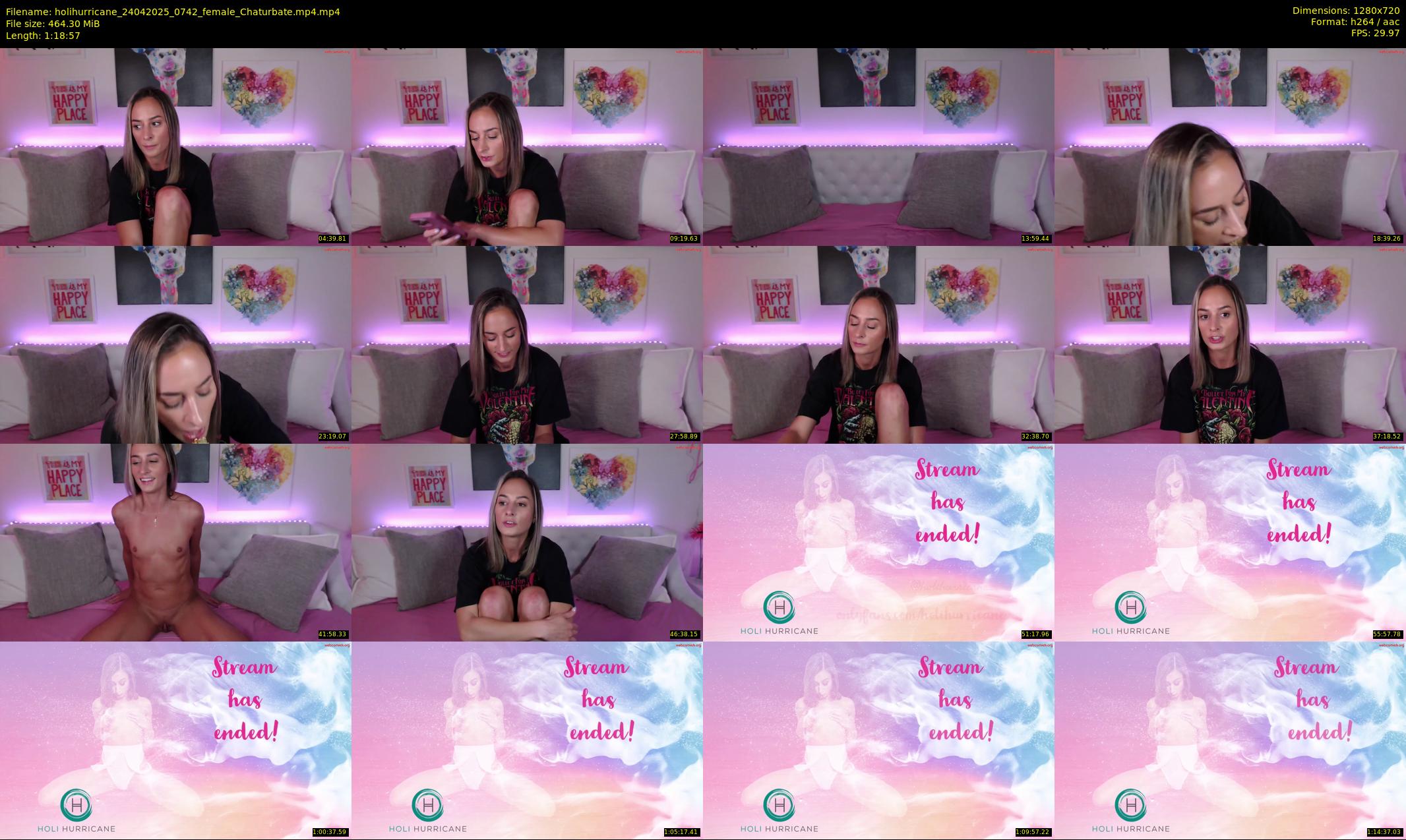 holihurricane — 79 minute Chaturbate female cam show recording, 720p, Apr 24, 2025