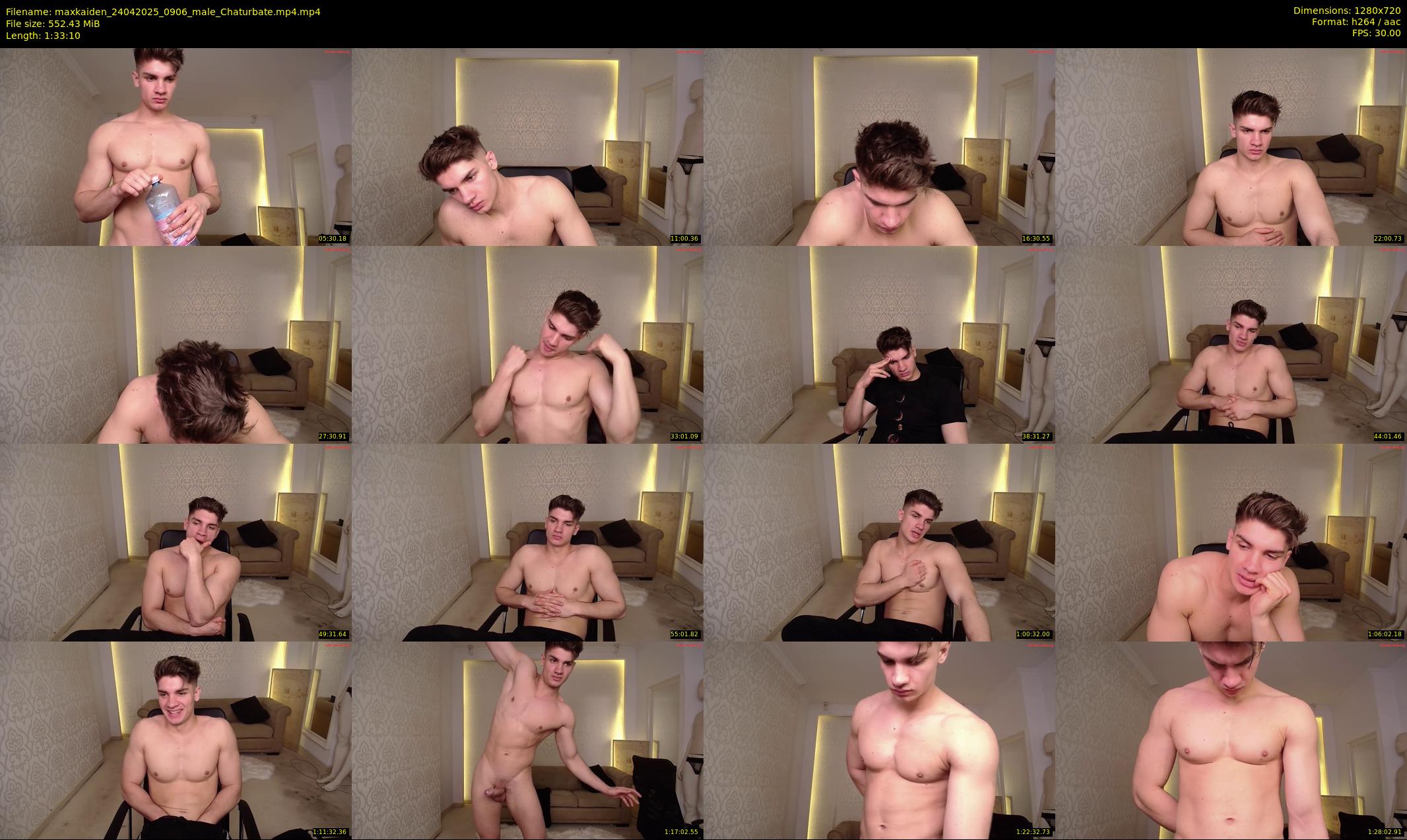 maxkaiden — 94 minute Chaturbate male cam show recording, 720p, Apr 24, 2025
