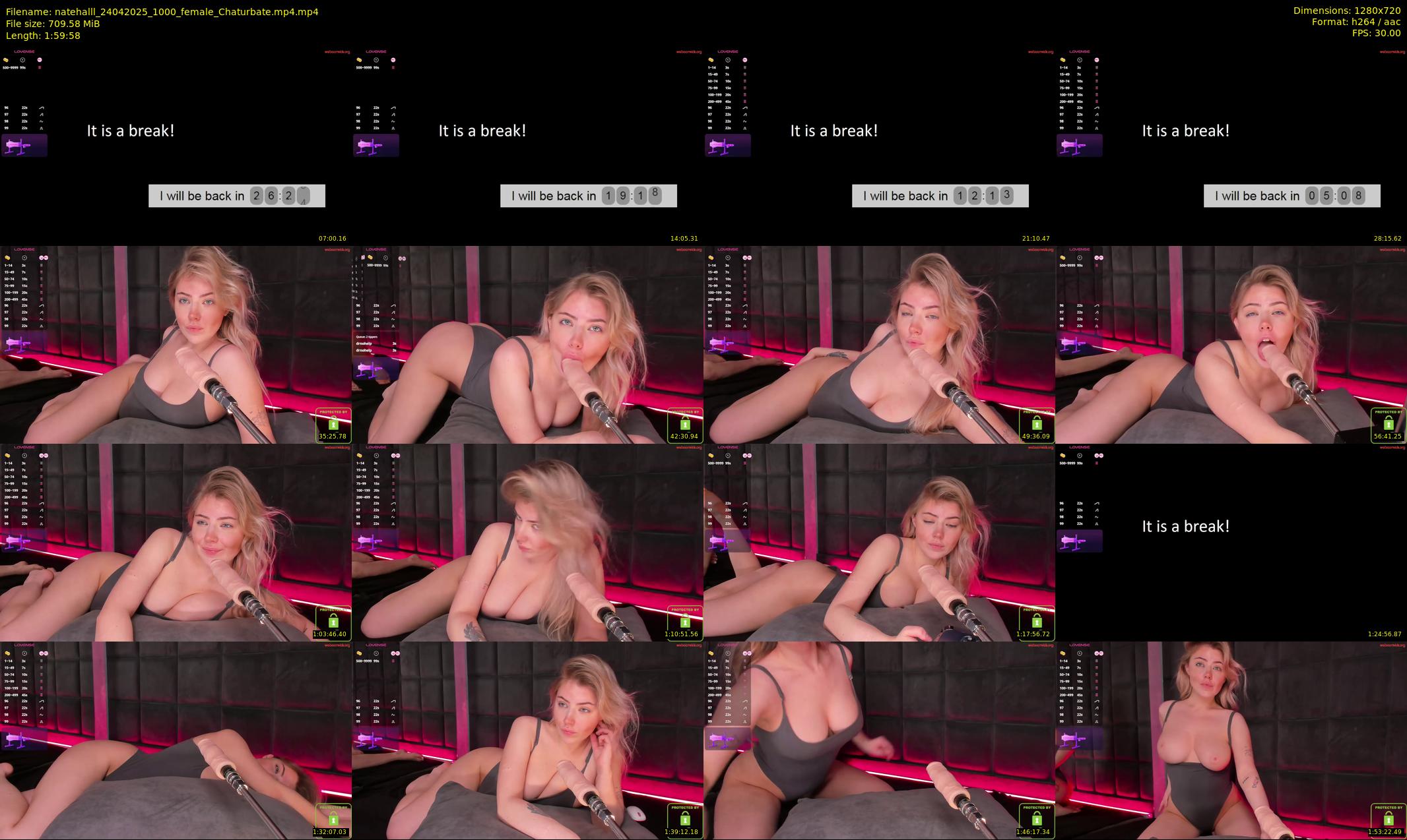natehalll — 120 minute Chaturbate female cam show recording, 720p, Apr 24, 2025