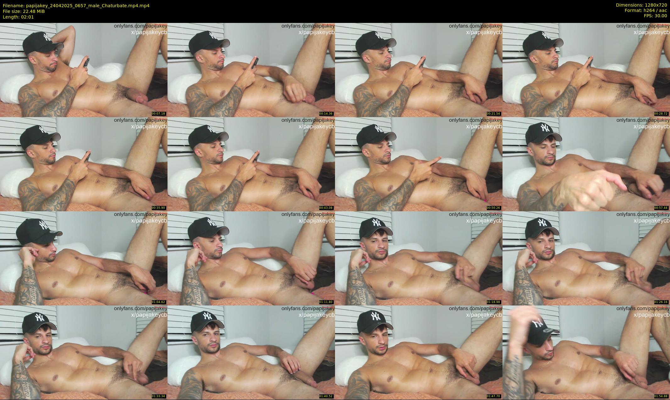papijakey — 3 minute Chaturbate male cam show recording, 720p, Apr 24, 2025