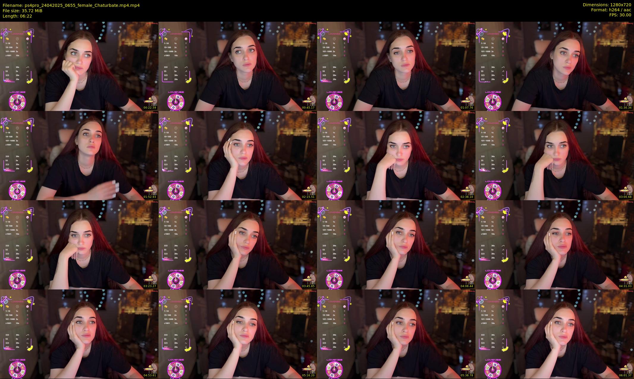 ps4pro — 7 minute Chaturbate female cam show recording, 720p, Apr 24, 2025