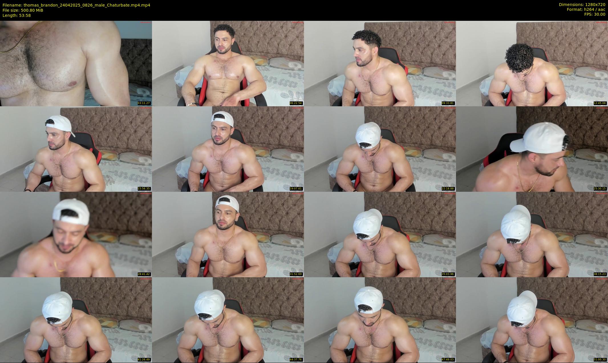 thomas_brandon — 54 minute Chaturbate male cam show recording, 720p, Apr 24, 2025