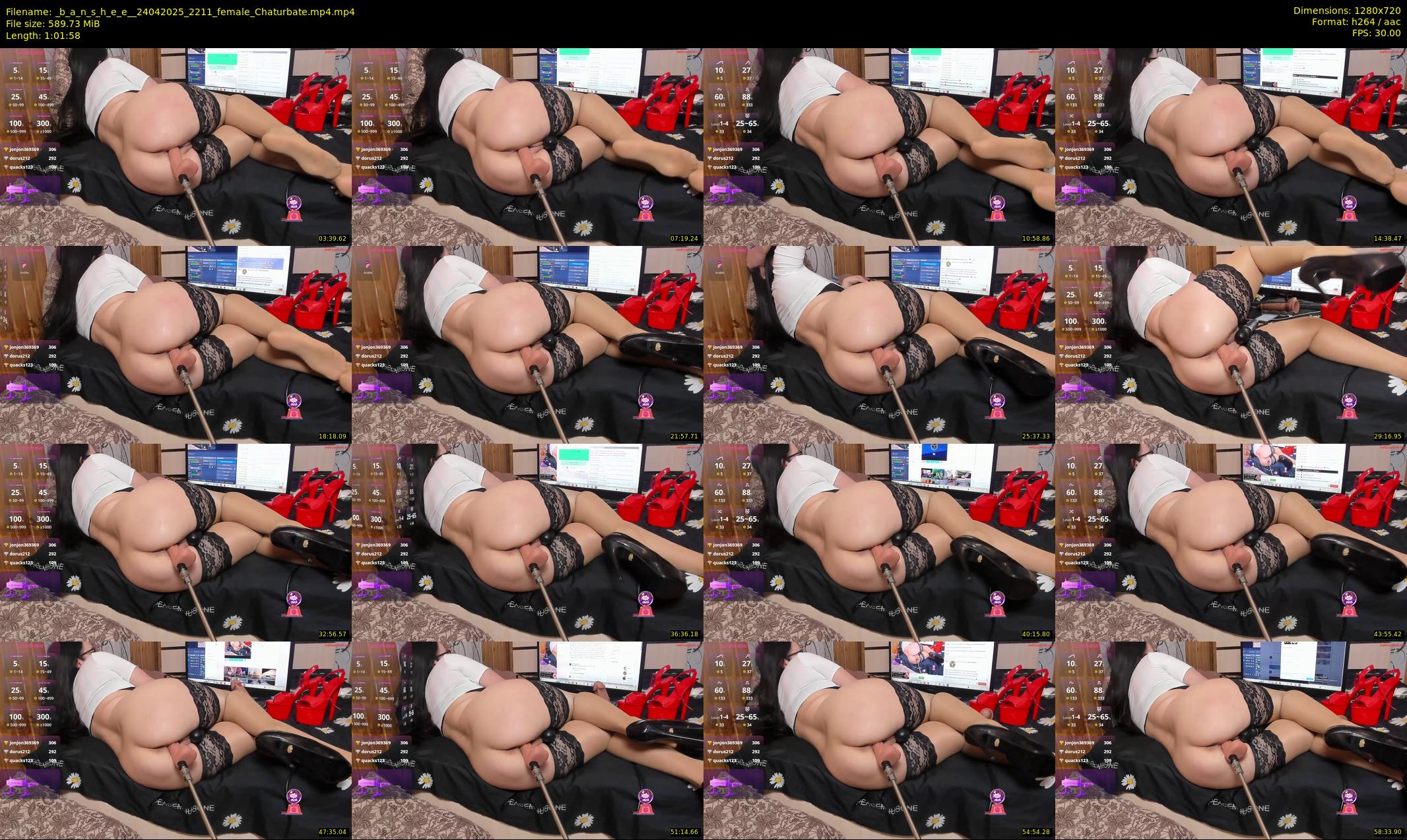 _b_a_n_s_h_e_e_ — 62 minute Chaturbate female cam show recording, 720p, Apr 24, 2025