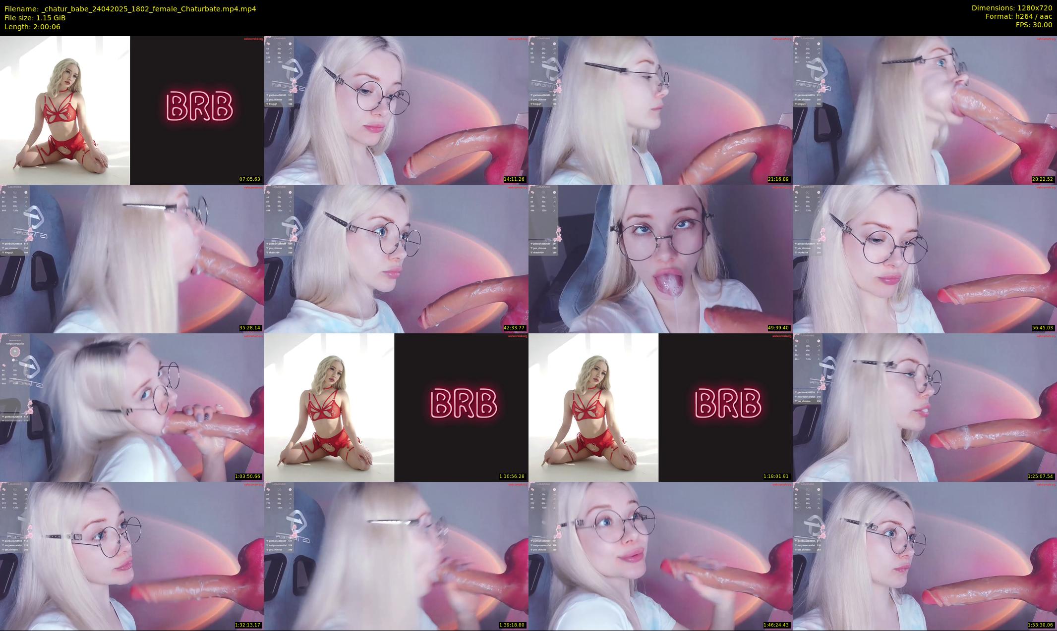 _chatur_babe — 121 minute Chaturbate female cam show recording, 720p, Apr 24, 2025