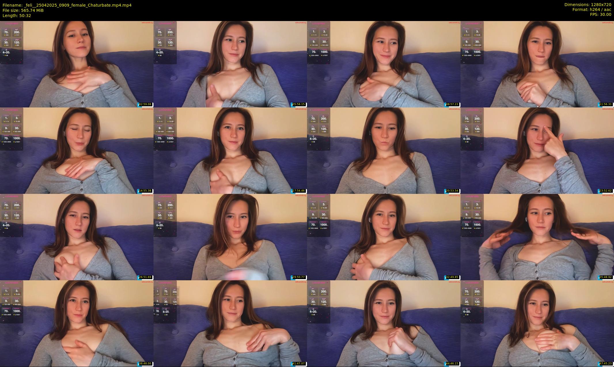 _feli_ — 51 minute Chaturbate female cam show recording, 720p, Apr 25, 2025
