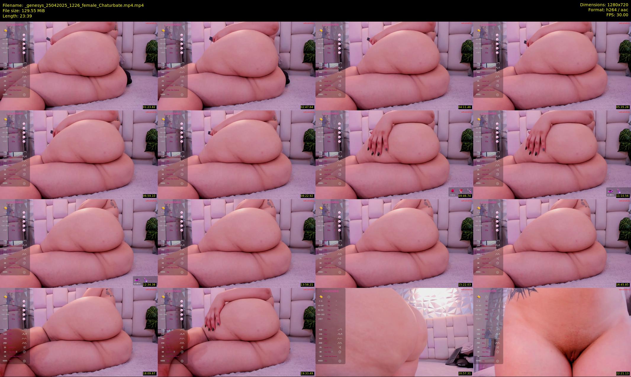 _genesys — 24 minute Chaturbate female cam show recording, 720p, Apr 25, 2025