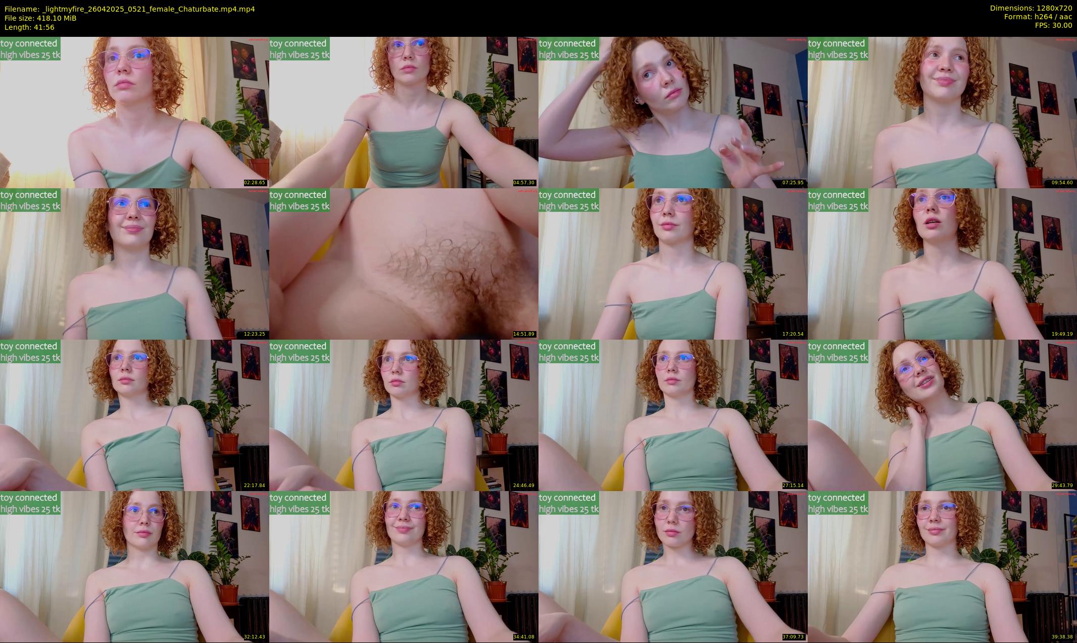 _lightmyfire — 42 minute Chaturbate female cam show recording, 720p, Apr 26, 2025