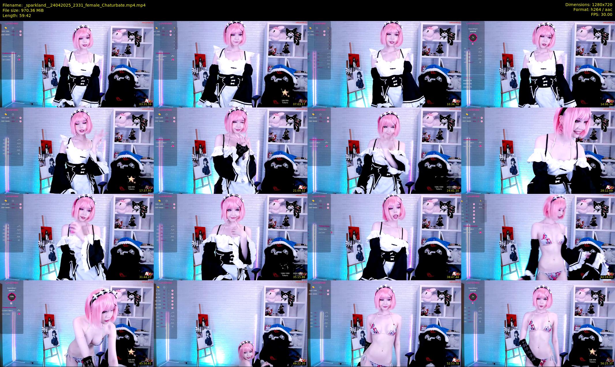 _sparkland_ — 60 minute Chaturbate female cam show recording, 720p, Apr 24, 2025