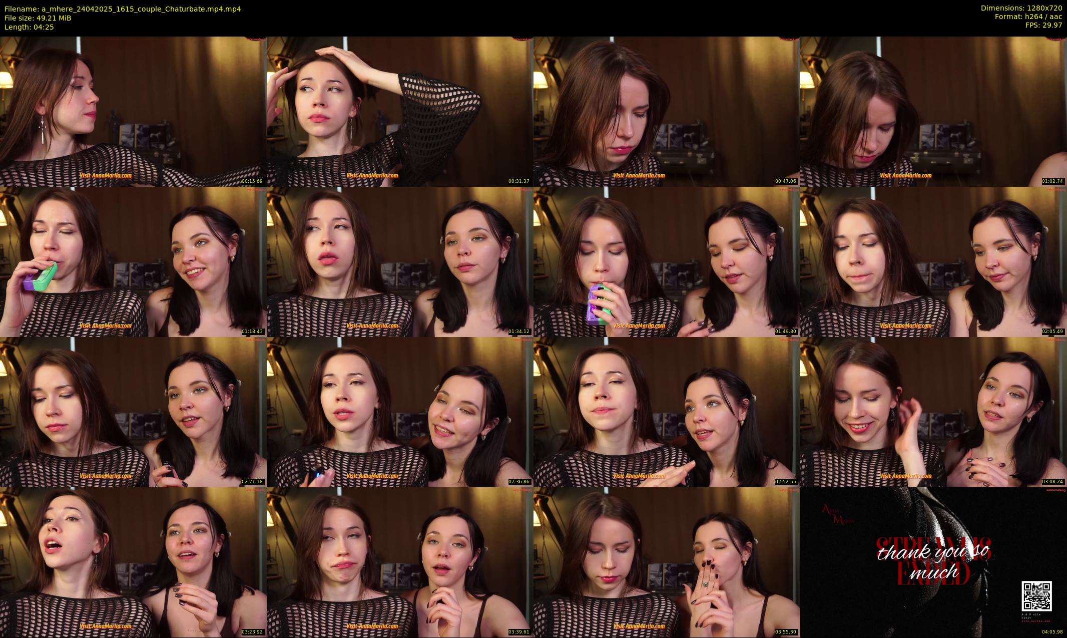 a_mhere — 5 minute Chaturbate couple cam show recording, 720p, Apr 24, 2025