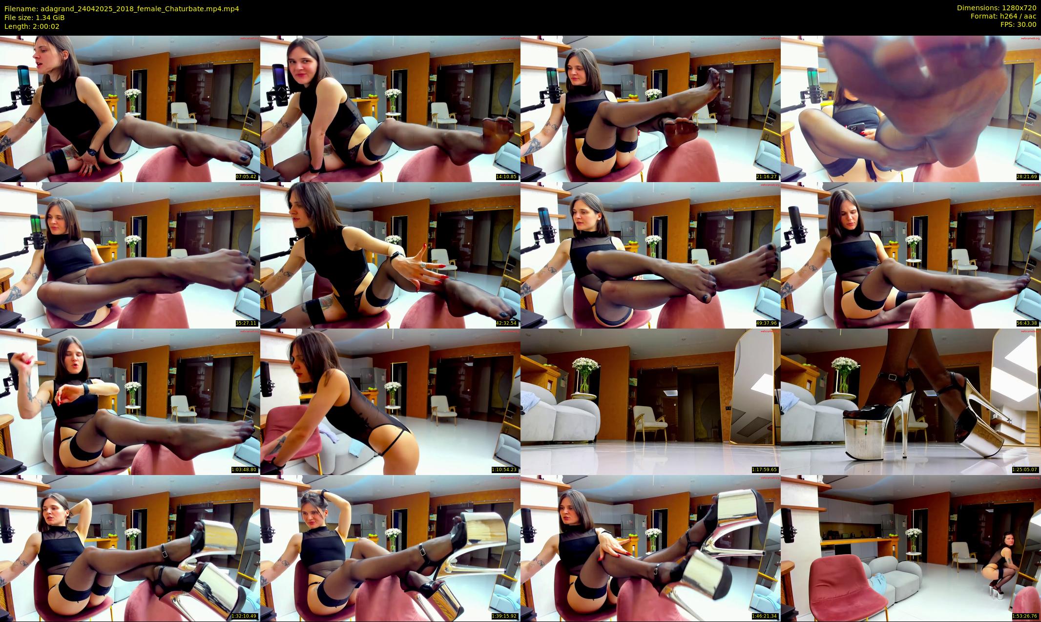 adagrand — 121 minute Chaturbate female cam show recording, 720p, Apr 24, 2025