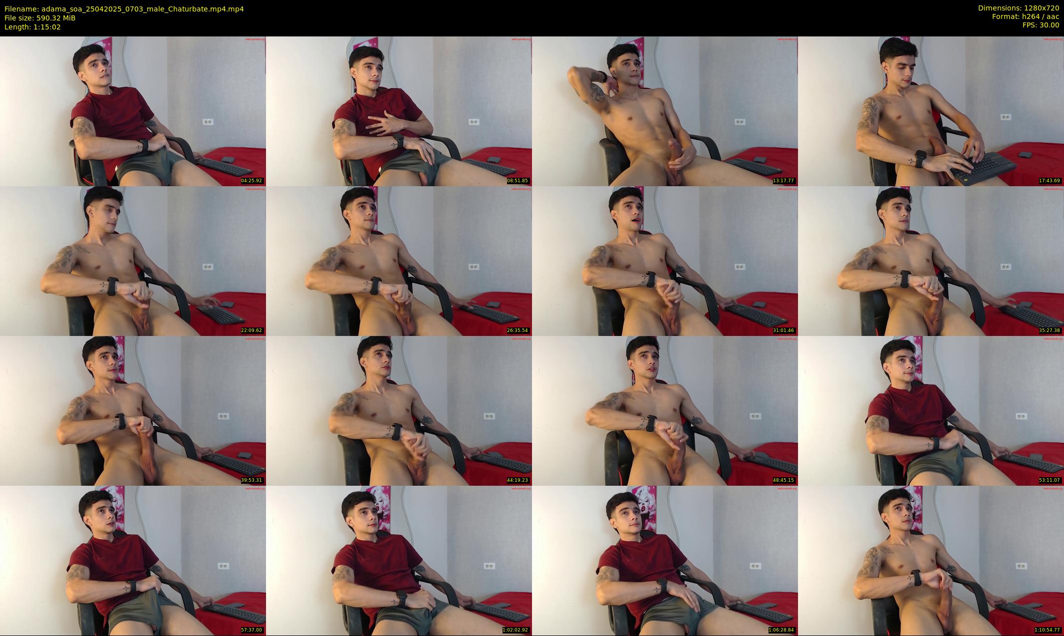 adama_soa — 76 minute Chaturbate male cam show recording, 720p, Apr 25, 2025