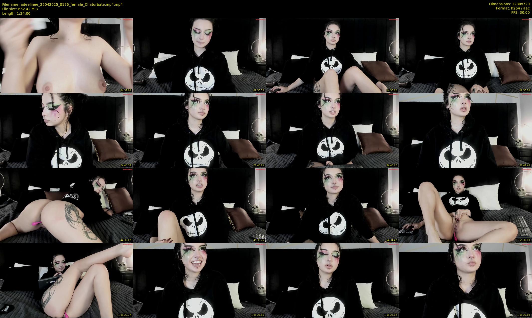 adeelinee — 84 minute Chaturbate female cam show recording, 720p, Apr 25, 2025