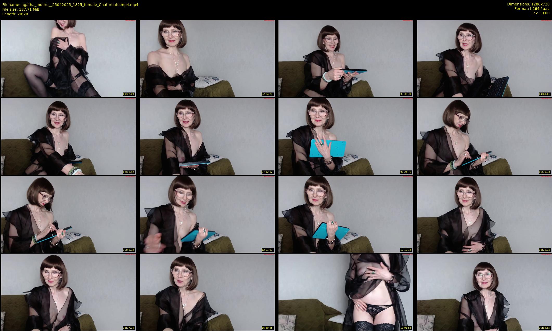 agatha_moore_ — 21 minute Chaturbate female cam show recording, 720p, Apr 25, 2025