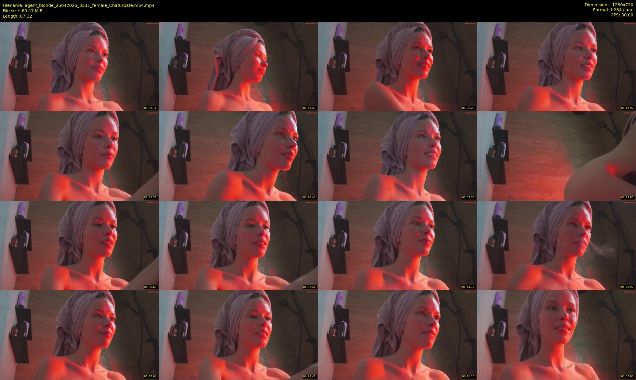 agent_blonde — 8 minute Chaturbate female cam show recording, 720p, Apr 25, 2025