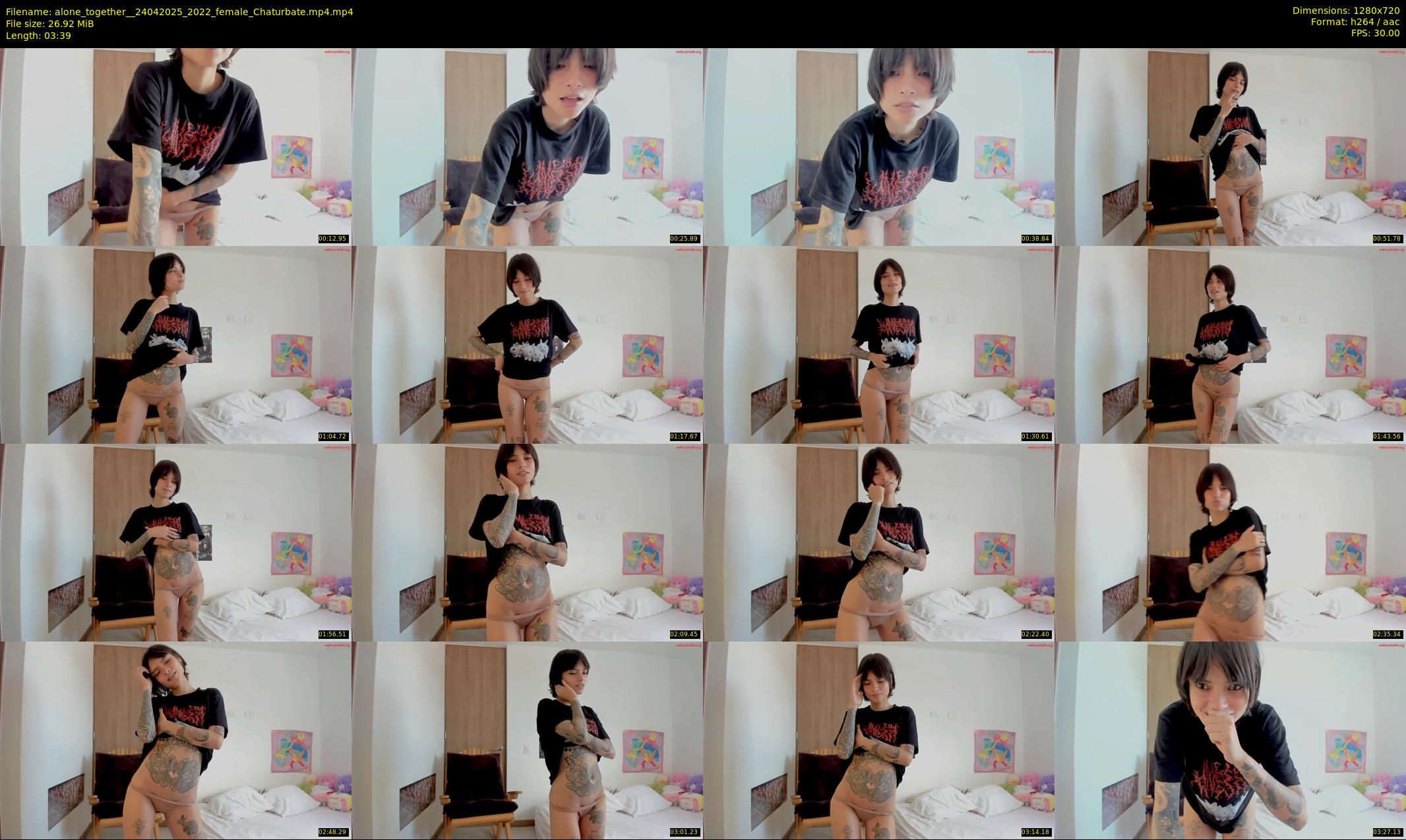 alone_together_ — 4 minute Chaturbate female cam show recording, 720p, Apr 24, 2025