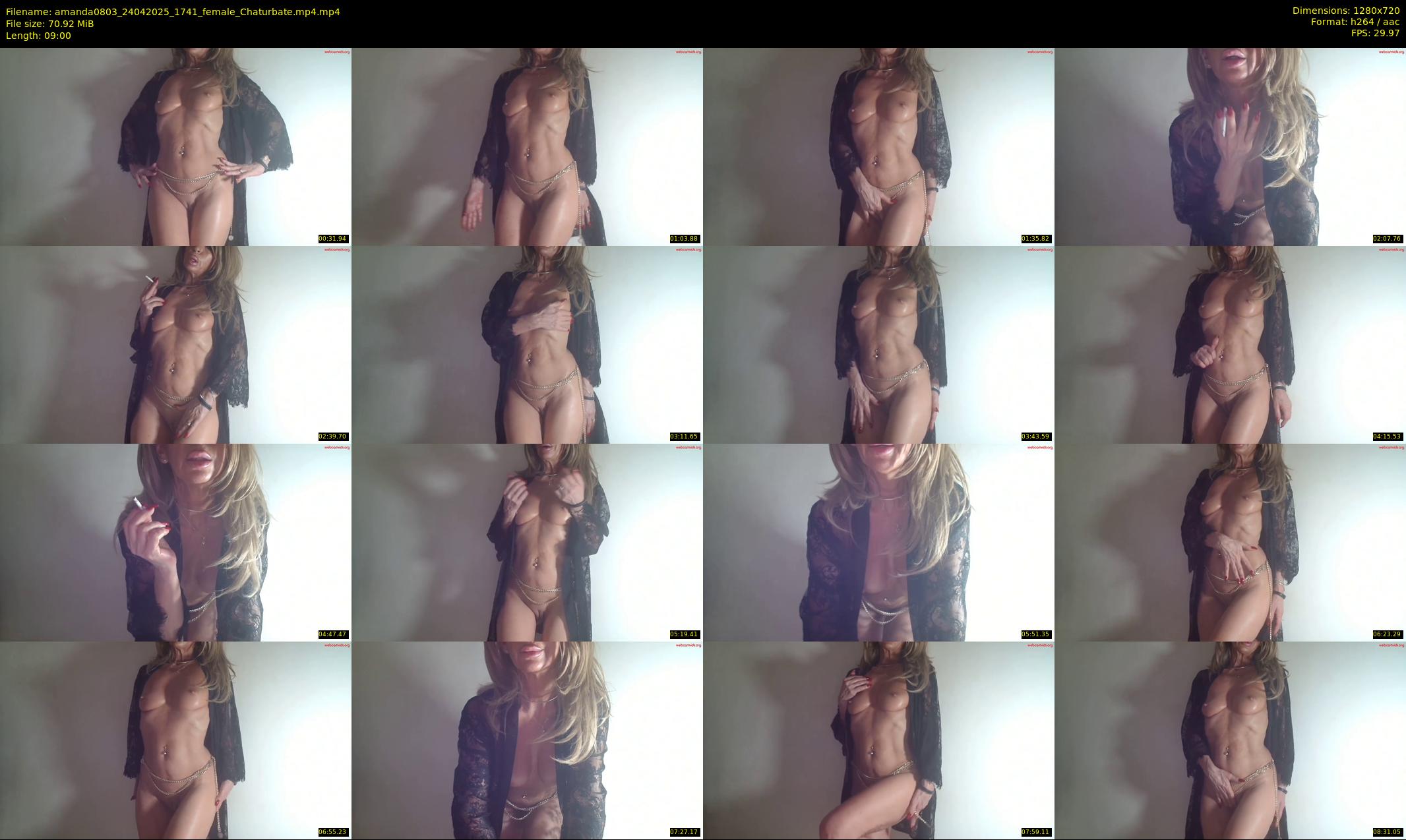 amanda0803 — 9 minute Chaturbate female cam show recording, 720p, Apr 24, 2025