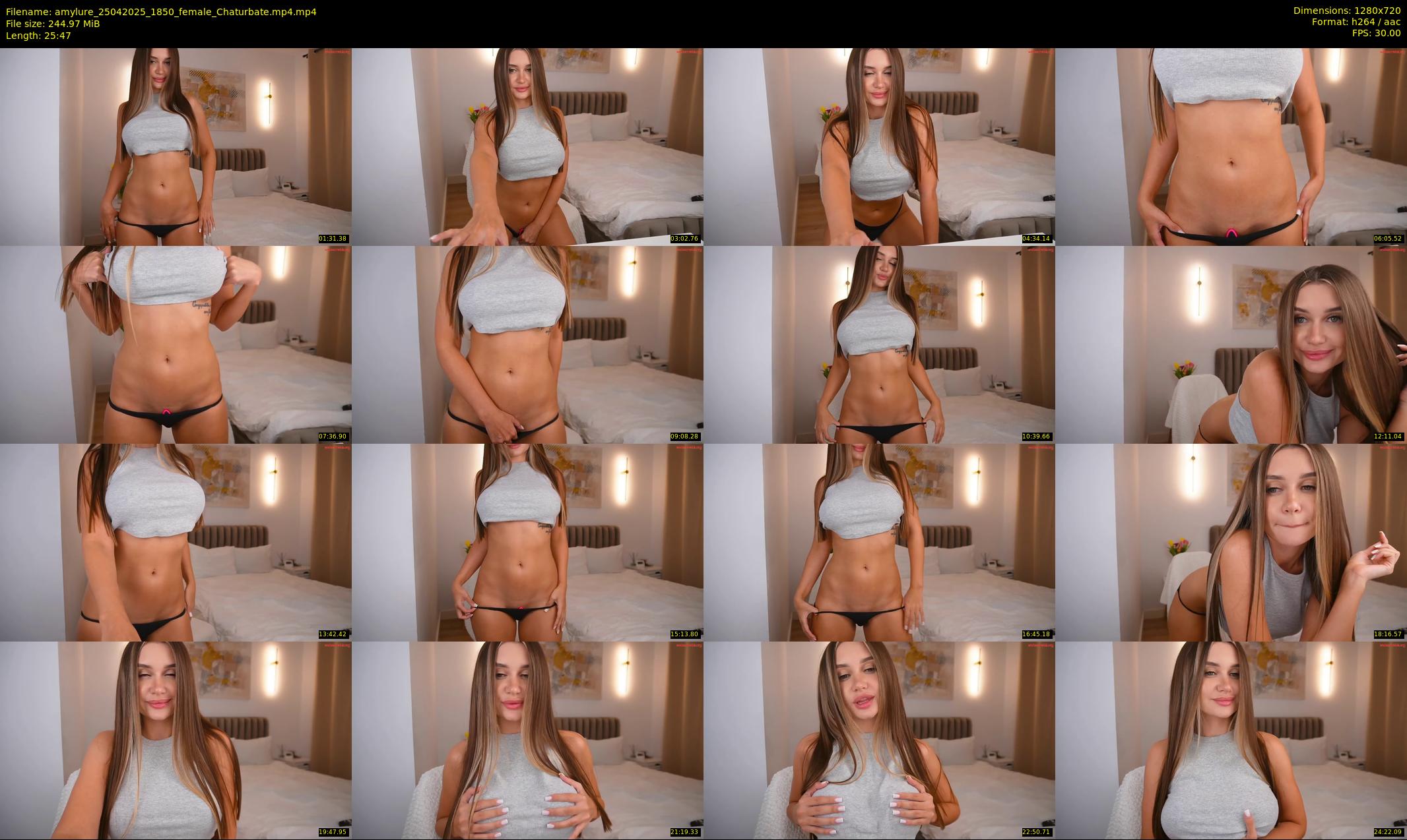 amylure — 26 minute Chaturbate female cam show recording, 720p, Apr 25, 2025