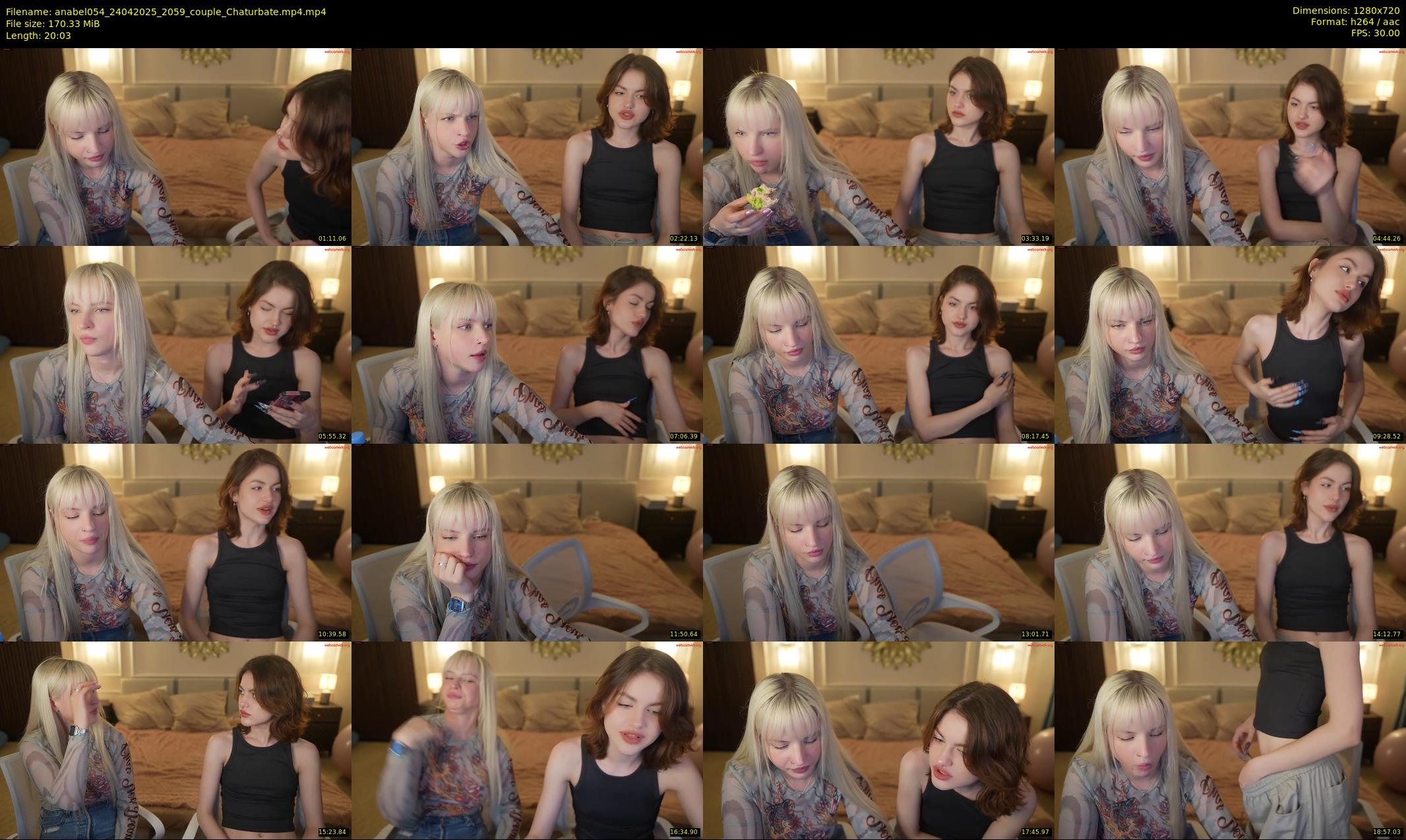 anabel054 — 21 minute Chaturbate female cam show recording, 720p, Apr 24, 2025