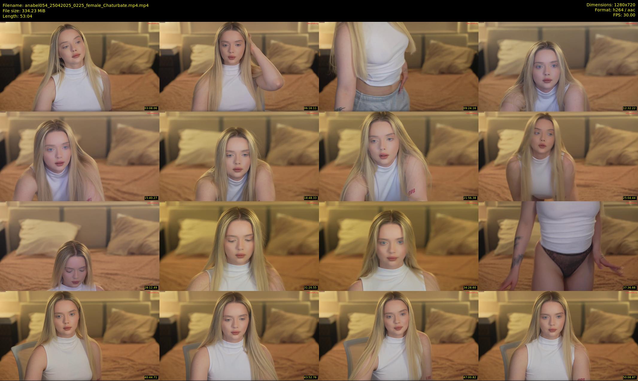 anabel054 — 54 minute Chaturbate female cam show recording, 720p, Apr 25, 2025