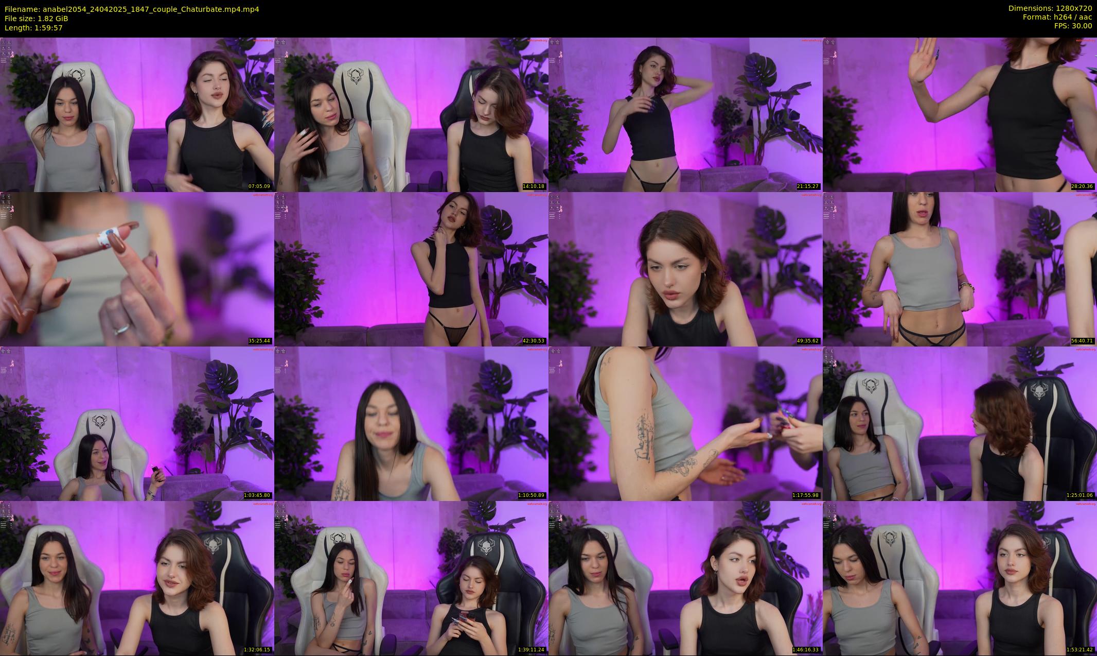 anabel2054 — 120 minute Chaturbate female cam show recording, 720p, Apr 24, 2025