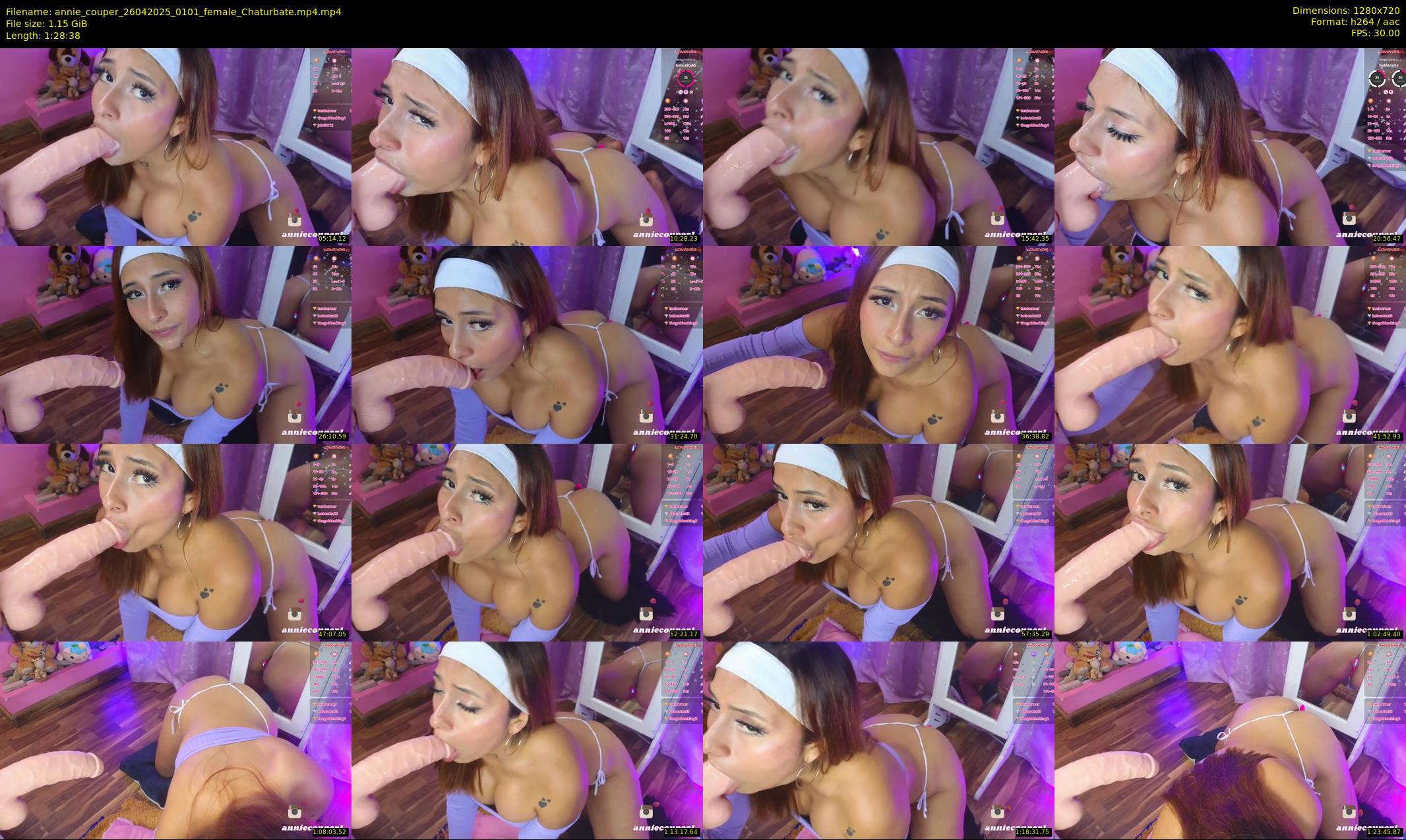 annie_couper — 89 minute Chaturbate female cam show recording, 720p, Apr 26, 2025