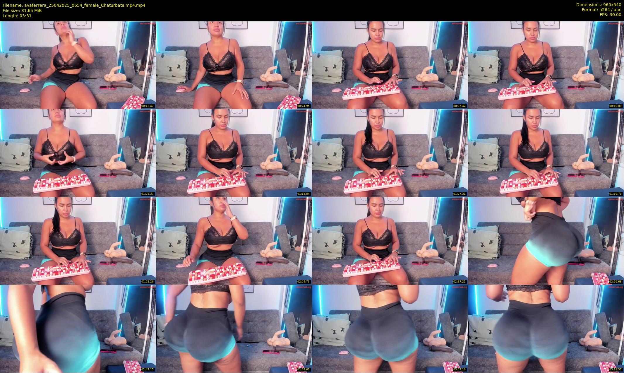 avaferrera — 4 minute Chaturbate female cam show recording, 480p, Apr 25, 2025
