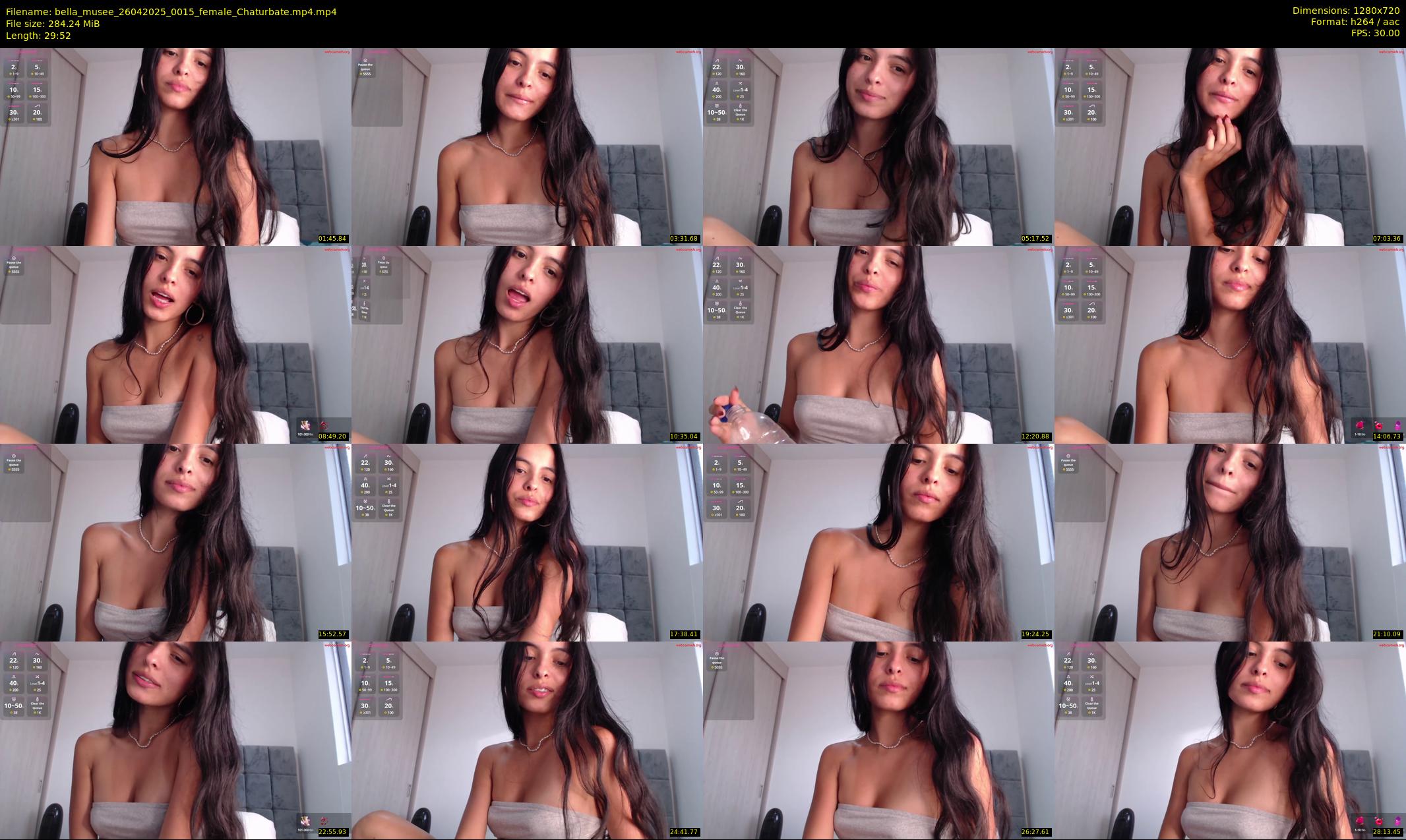bella_musee — 30 minute Chaturbate female cam show recording, 720p, Apr 26, 2025