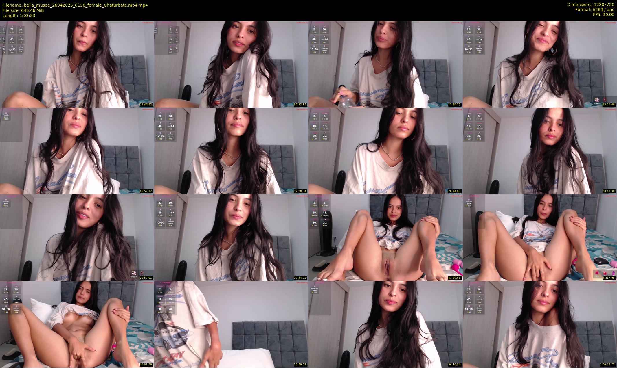 bella_musee — 64 minute Chaturbate female cam show recording, 720p, Apr 26, 2025