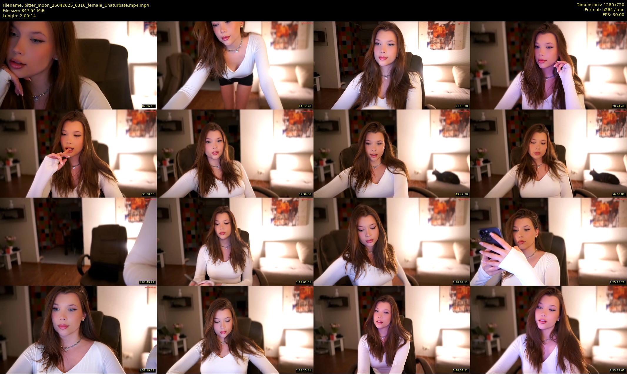 bitter_moon — 121 minute Chaturbate female cam show recording, 720p, Apr 26, 2025