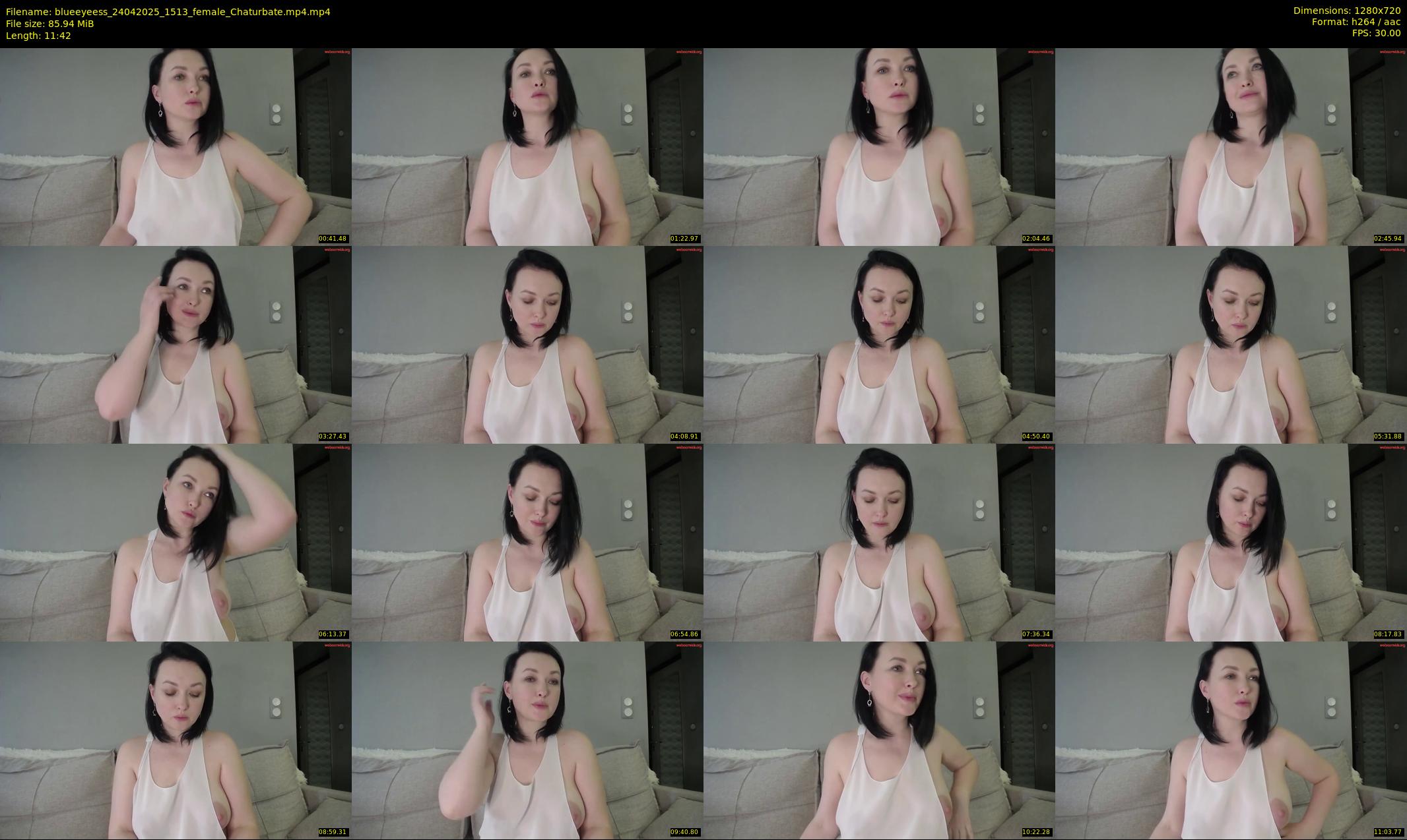 blueeyeess — 12 minute Chaturbate female cam show recording, 720p, Apr 24, 2025