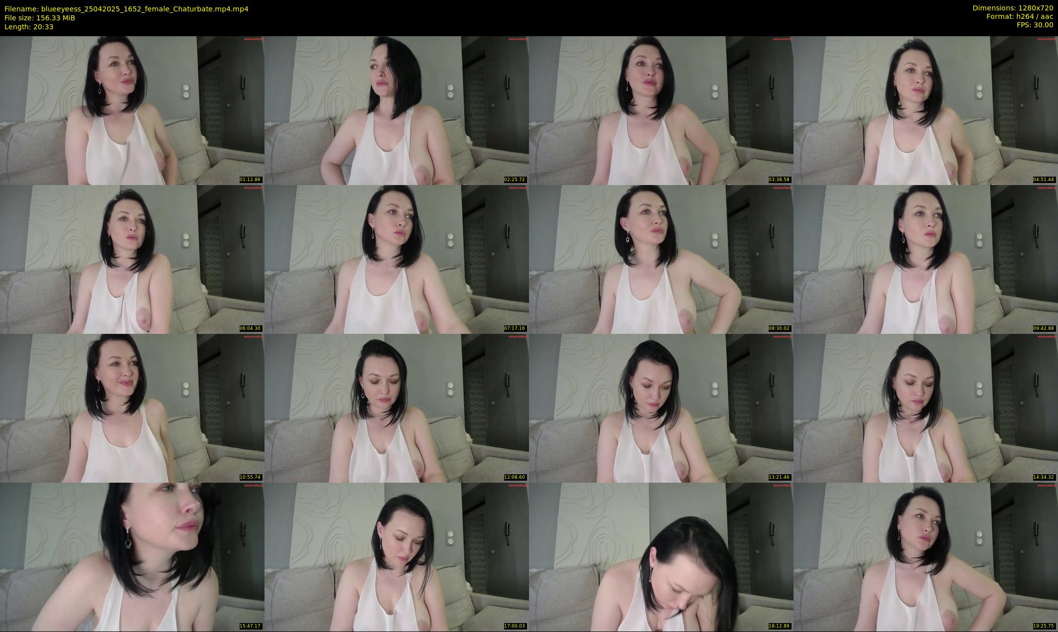 blueeyeess — 21 minute Chaturbate female cam show recording, 720p, Apr 25, 2025