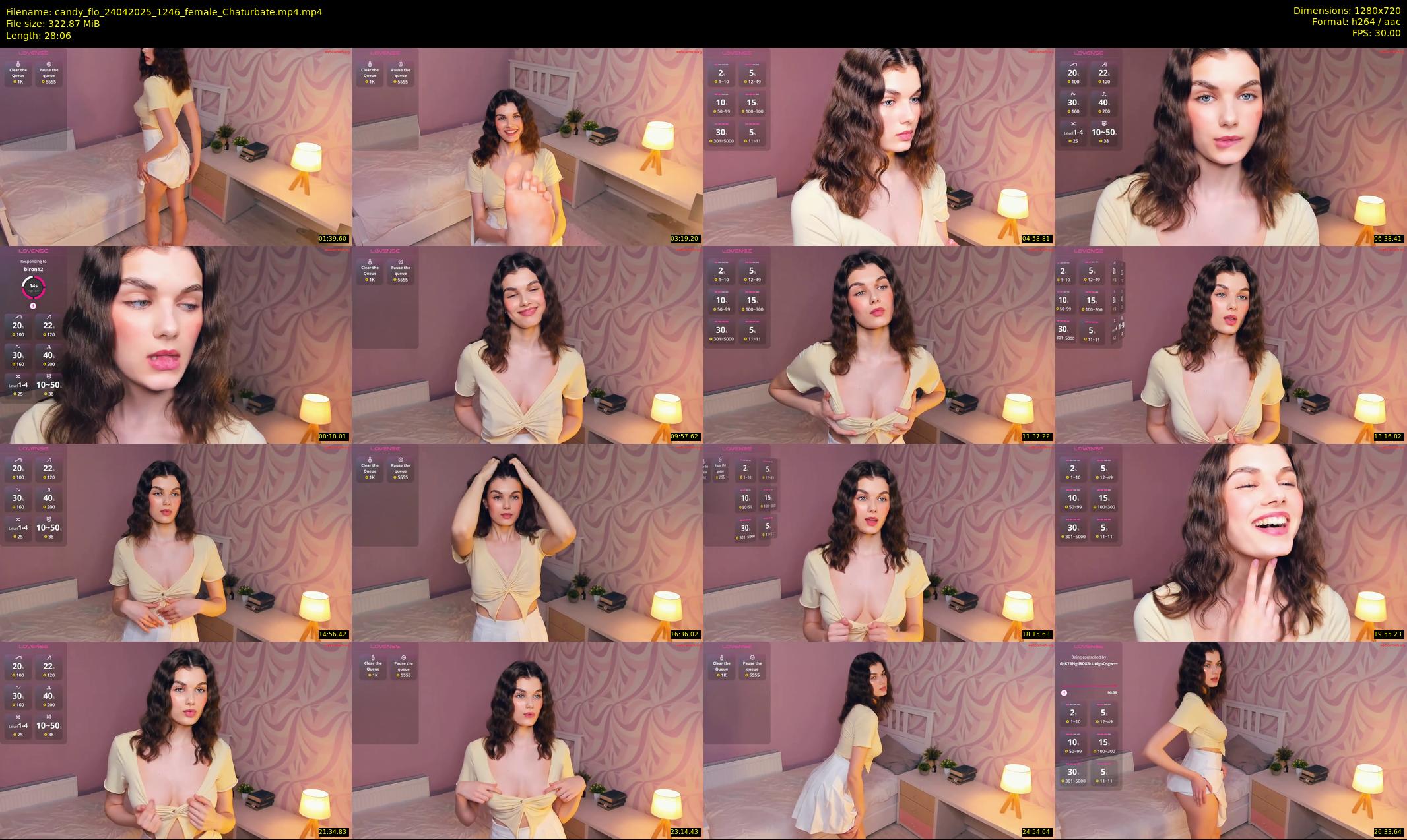 candy_flo — 29 minute Chaturbate female cam show recording, 720p, Apr 24, 2025
