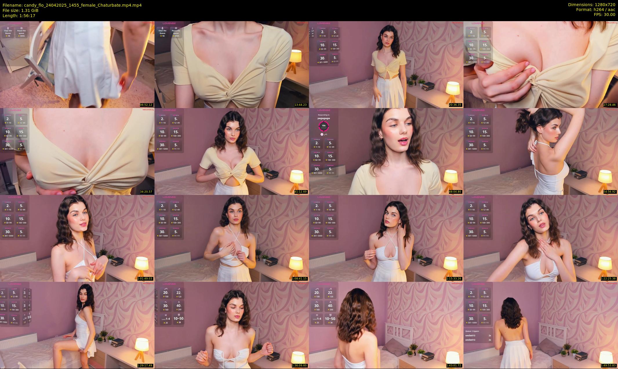 candy_flo — 117 minute Chaturbate female cam show recording, 720p, Apr 24, 2025