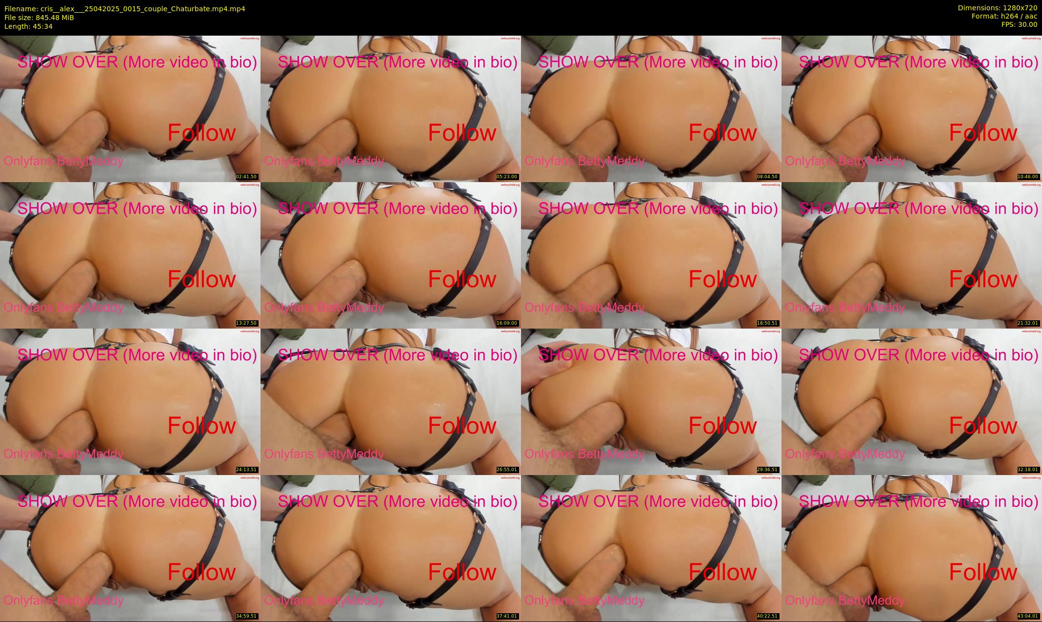 cris__alex__ — 46 minute Chaturbate couple cam show recording, 720p, Apr 25, 2025